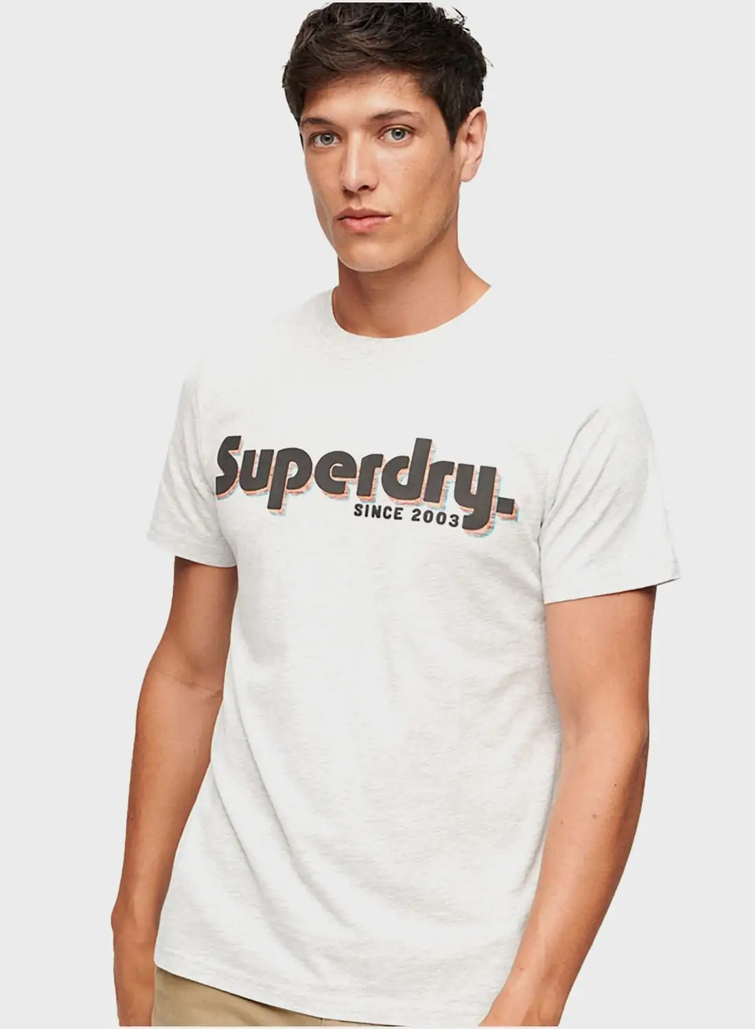 Superdry Text Printed Crew Neck T-Shirt