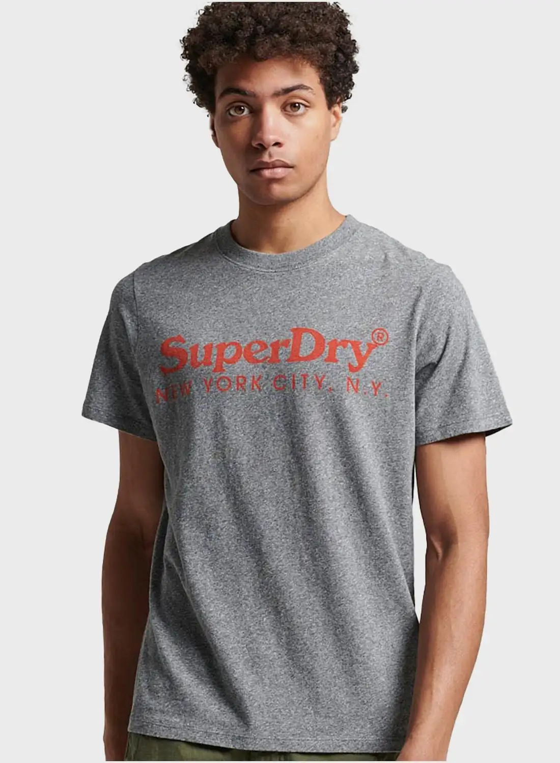 Superdry Text Printed Crew Neck T-Shirt