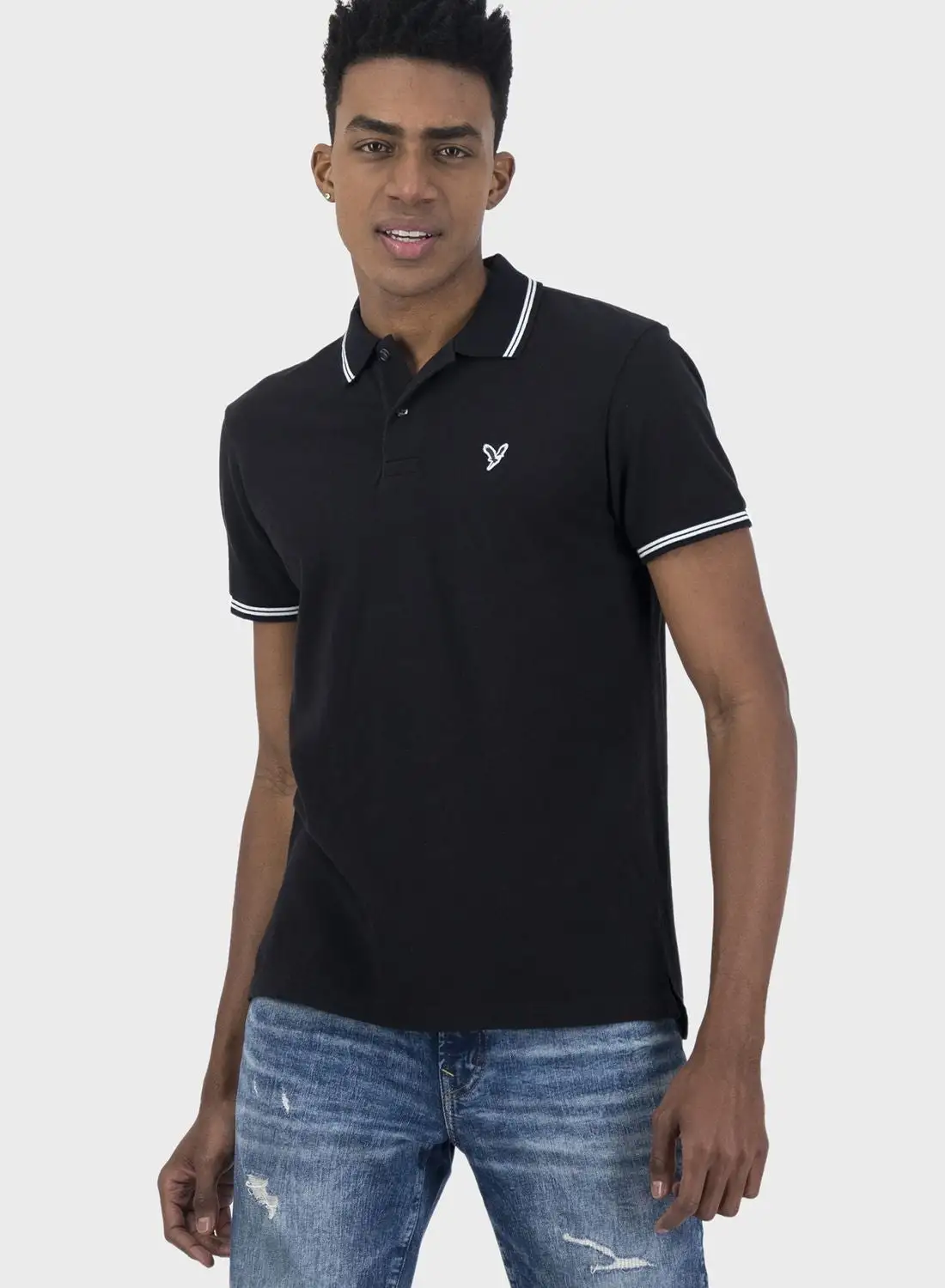 American Eagle Tipping Essential Polo