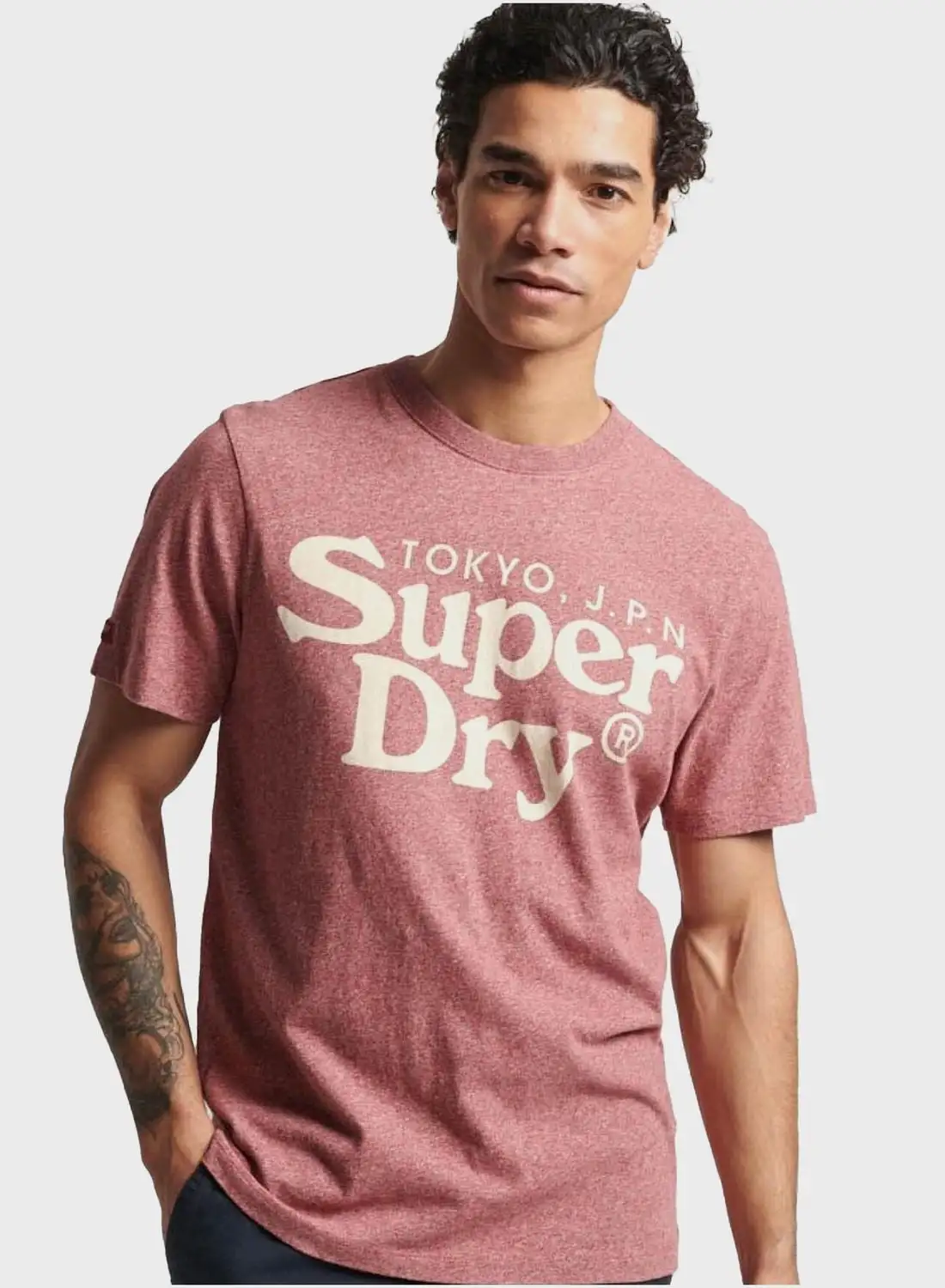 Superdry Text Printed Crew Neck T-Shirt