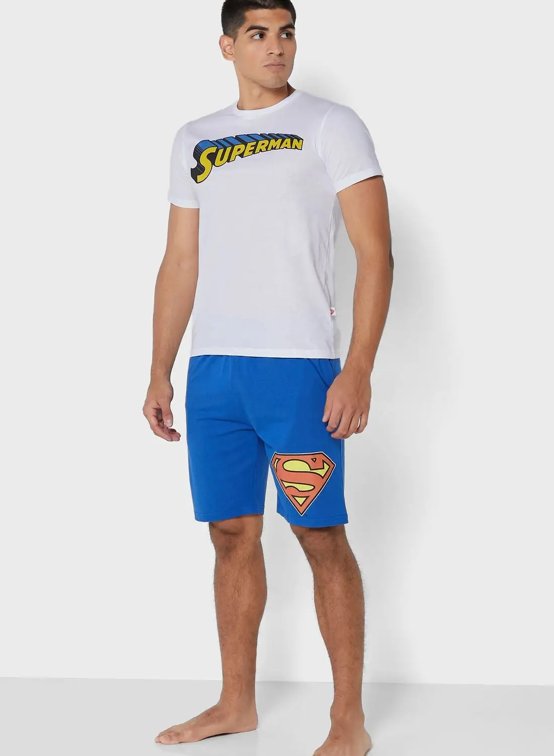 Warner Bros Superman Sustainable Shorts Set