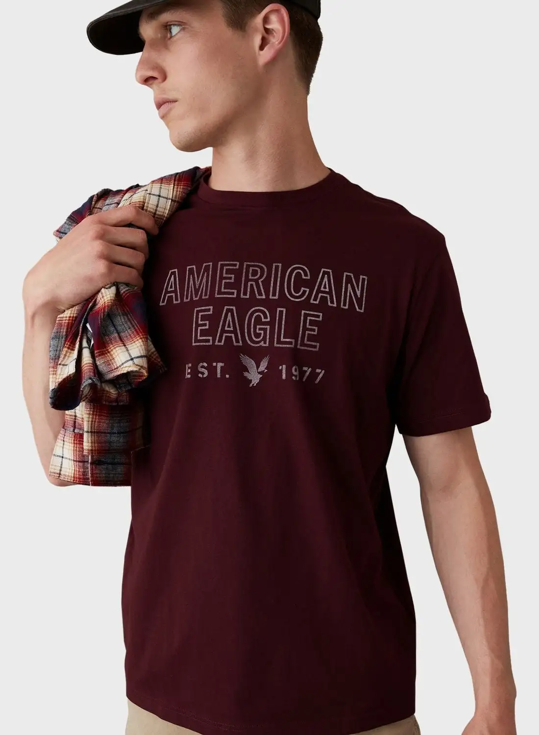 American Eagle Graphic Crew Neck T-Shirt