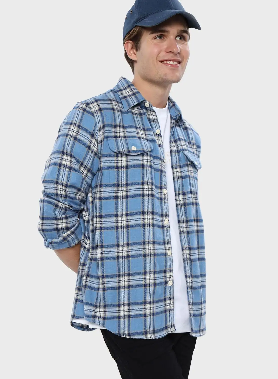 American Eagle Checked Regular Fit Shirt