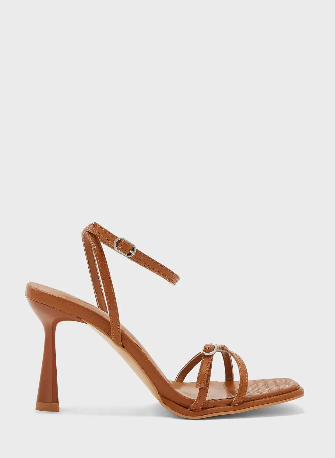 Ginger Crossover Strap High Heels Sandals