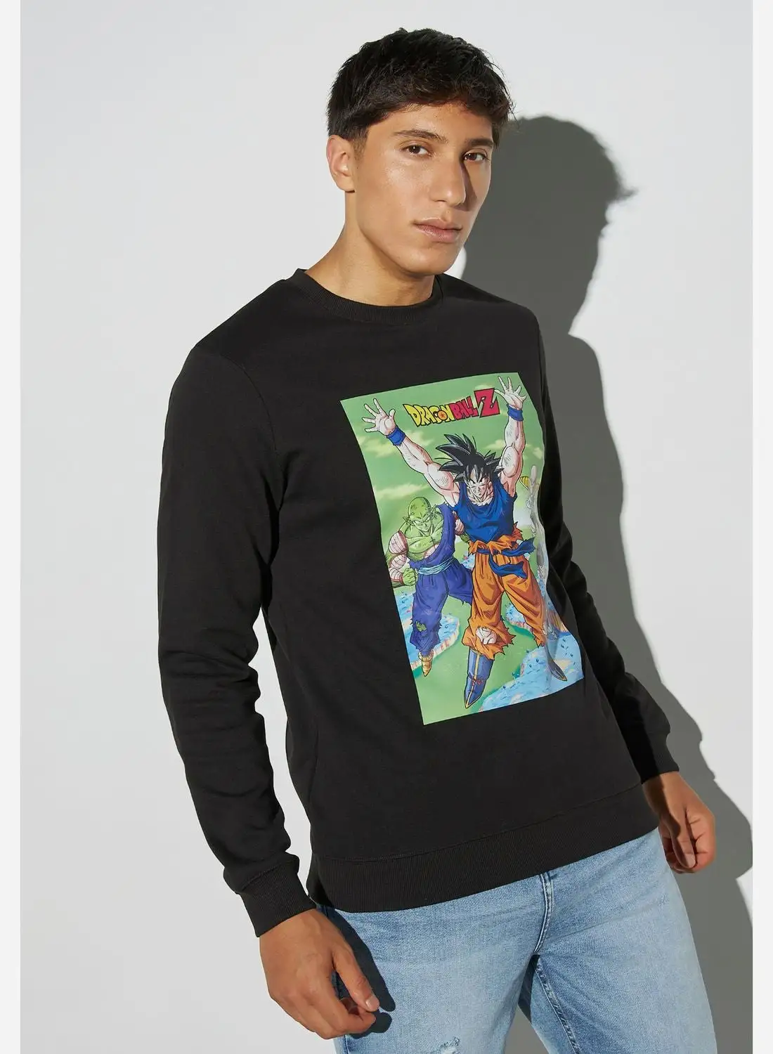 SP Characters Anime Print Sweatshirt