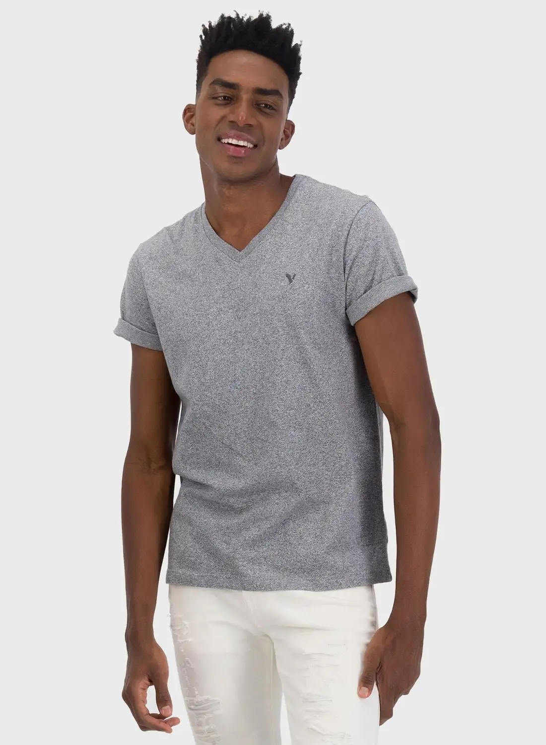 American Eagle Logo V-Neck T-Shirt