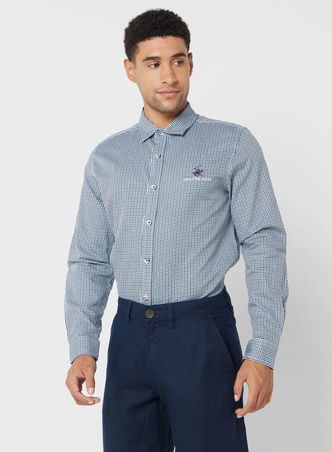 bhpoloclub Checked Slim Fit Shirt