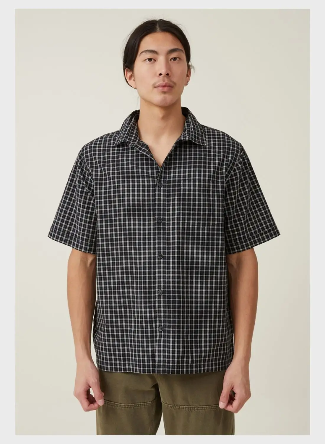 Cotton On Checked Relaxed Fit Shirt