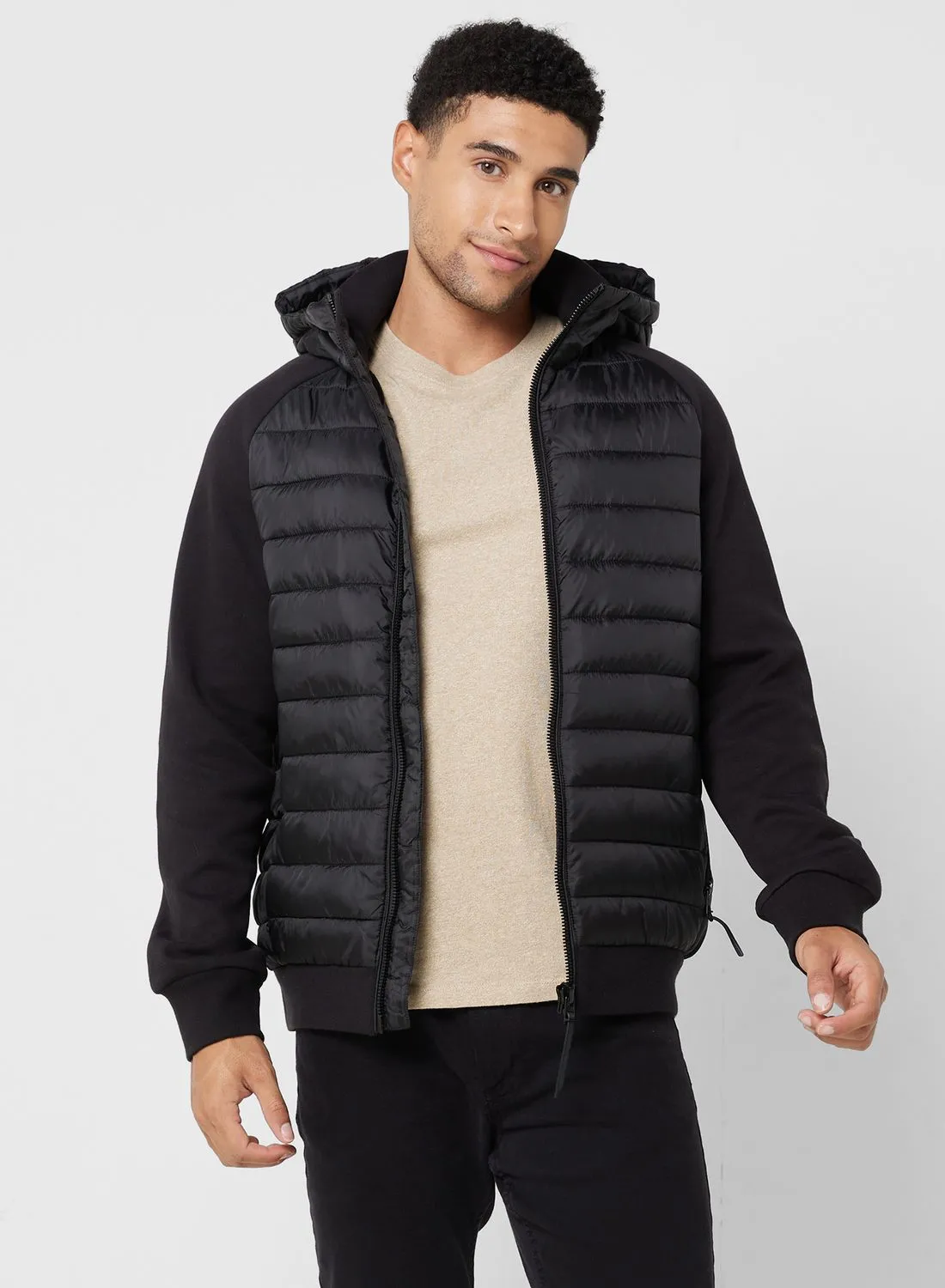 Superdry Zip Through Puffer Jacket