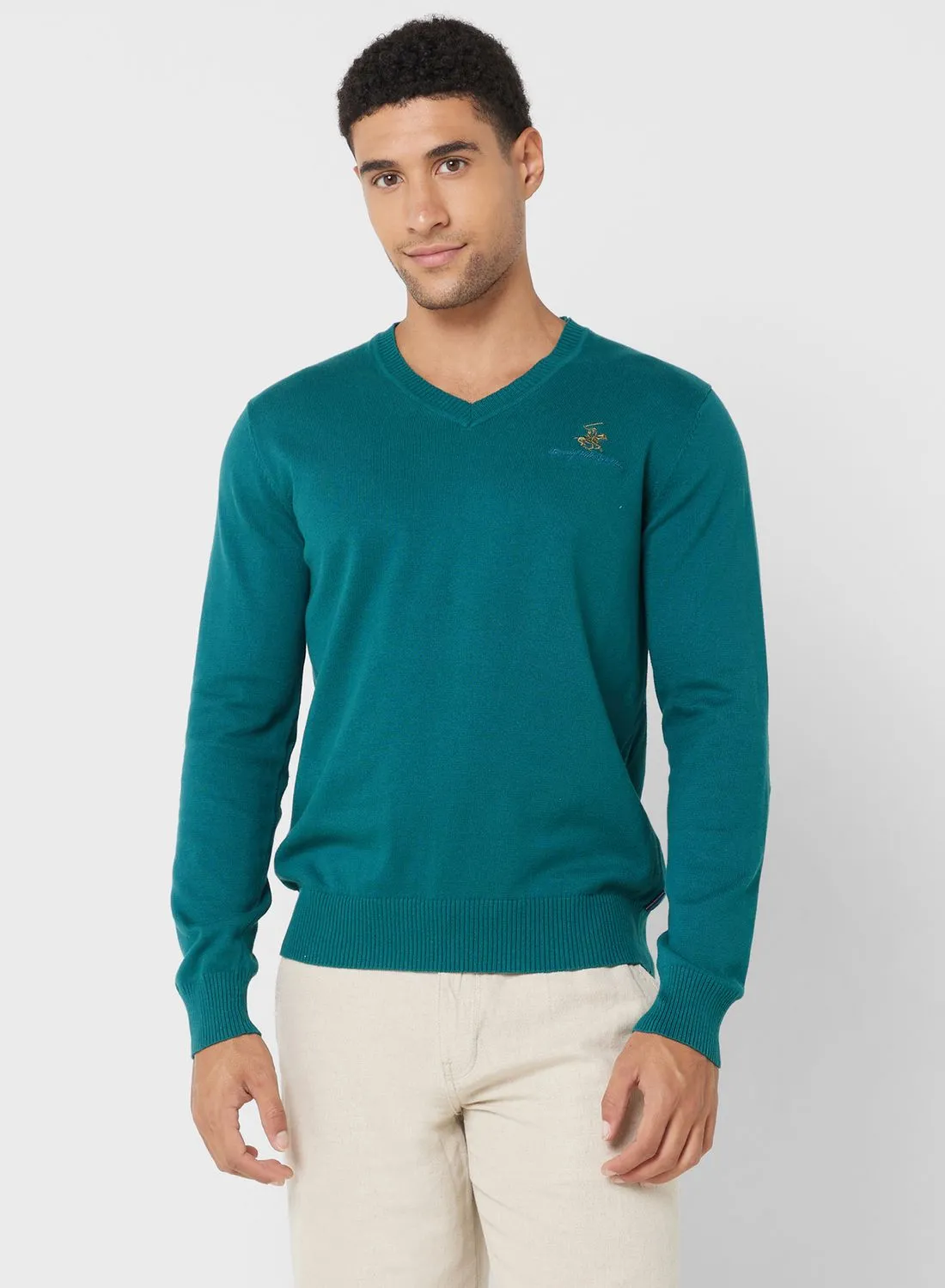 bhpoloclub Essential V-Neck Sweater