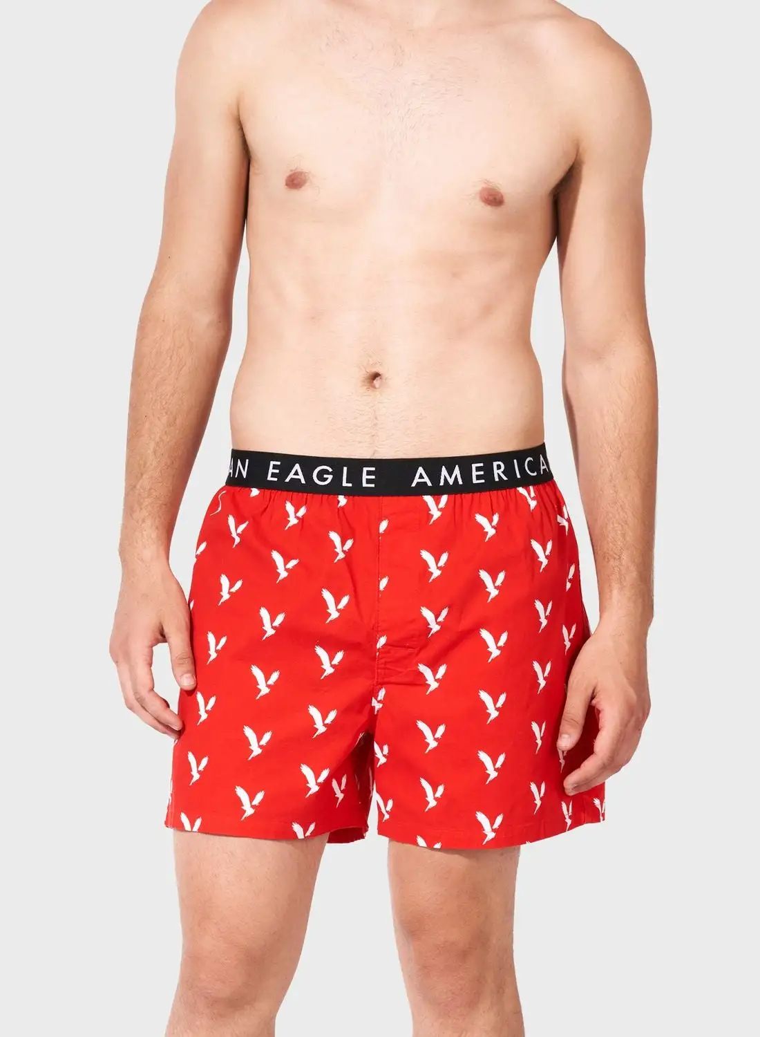 American Eagle Logo Print Boxers