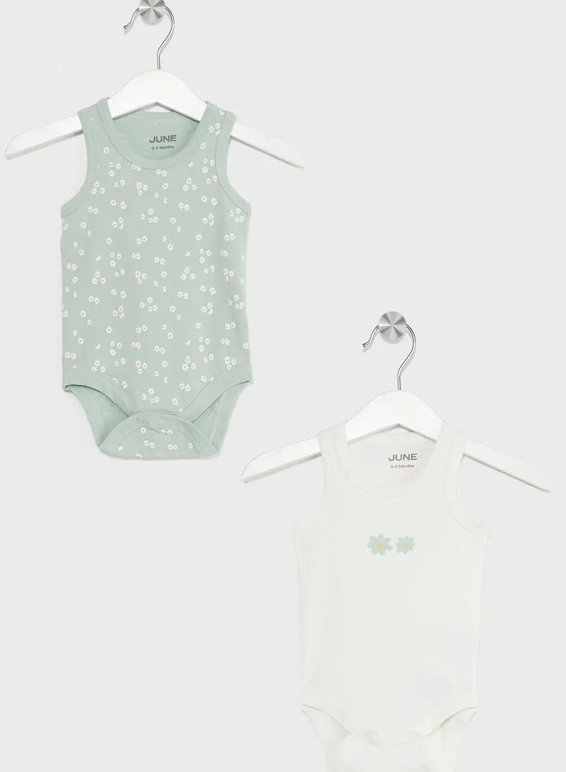 JUNE Infant 2 Pack Assorted Bodysuit