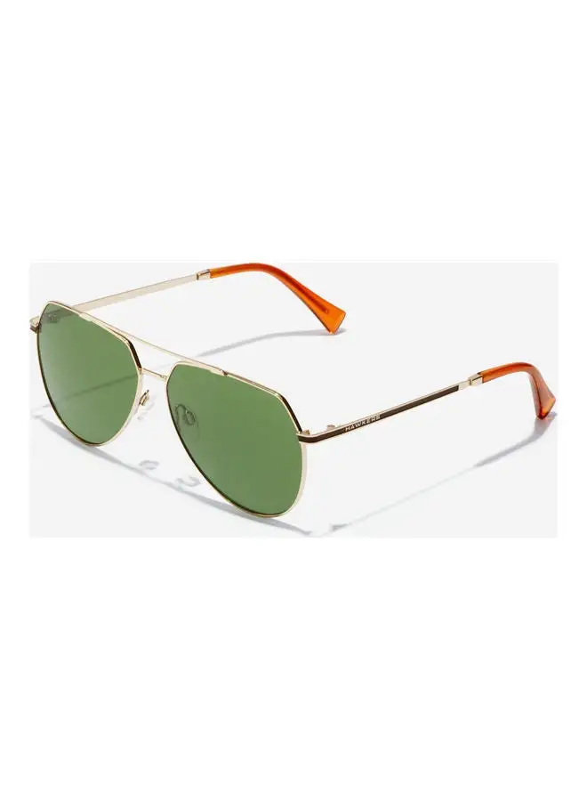 HAWKERS Shadow - Green Aviator Sunglasses - Lens Size: 60 mm