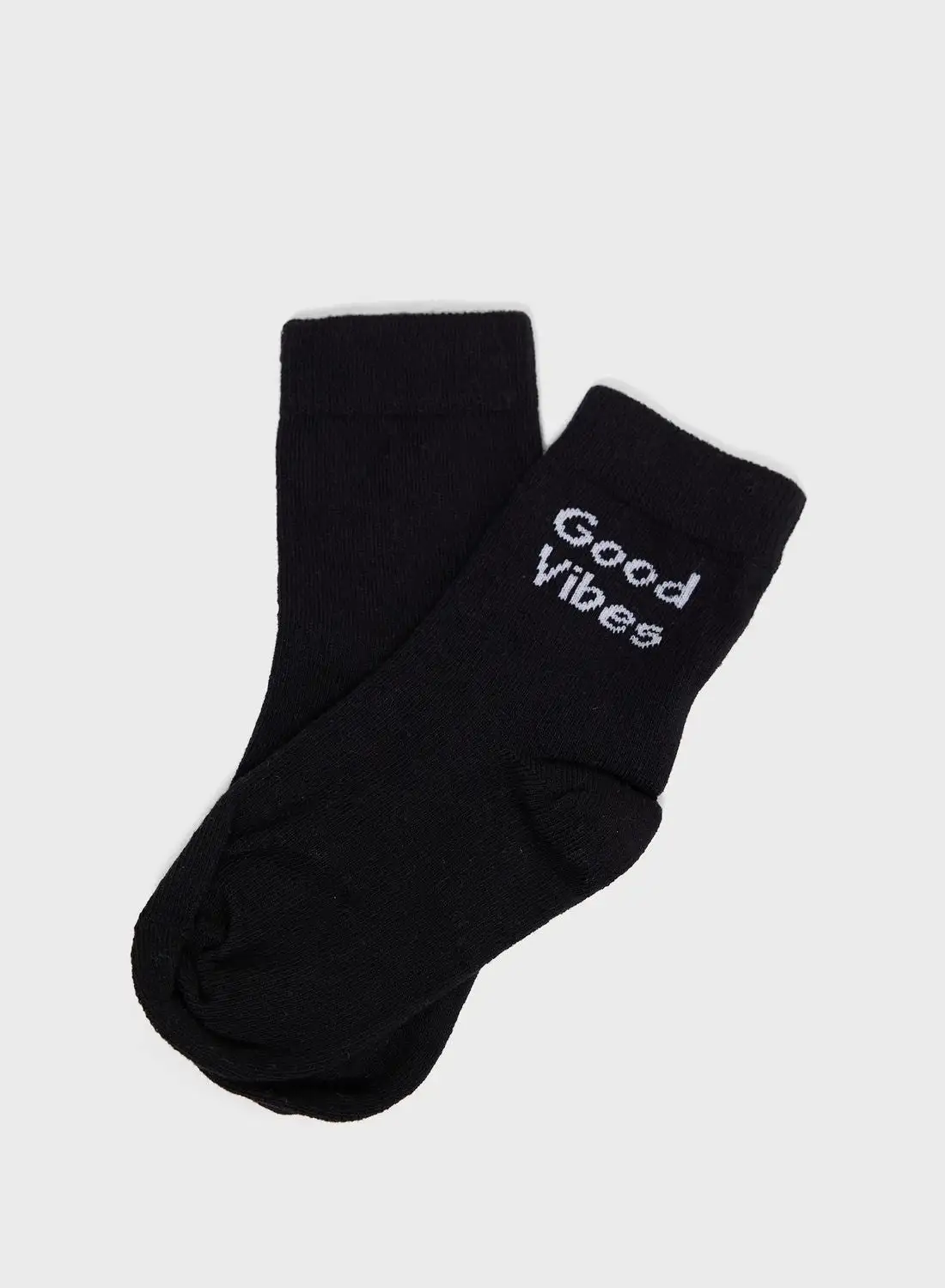 JUNE Kids Slogan Socks