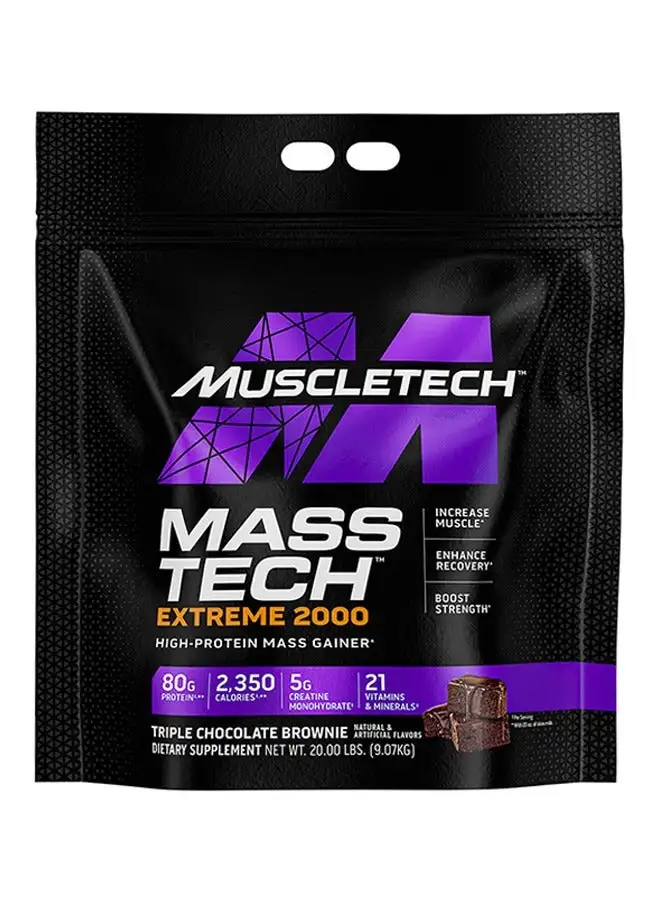 MuscleTech MuscleTech Mass Tech Extreme 2000 Triple Chocolate Brownie 20lbs US (RB)