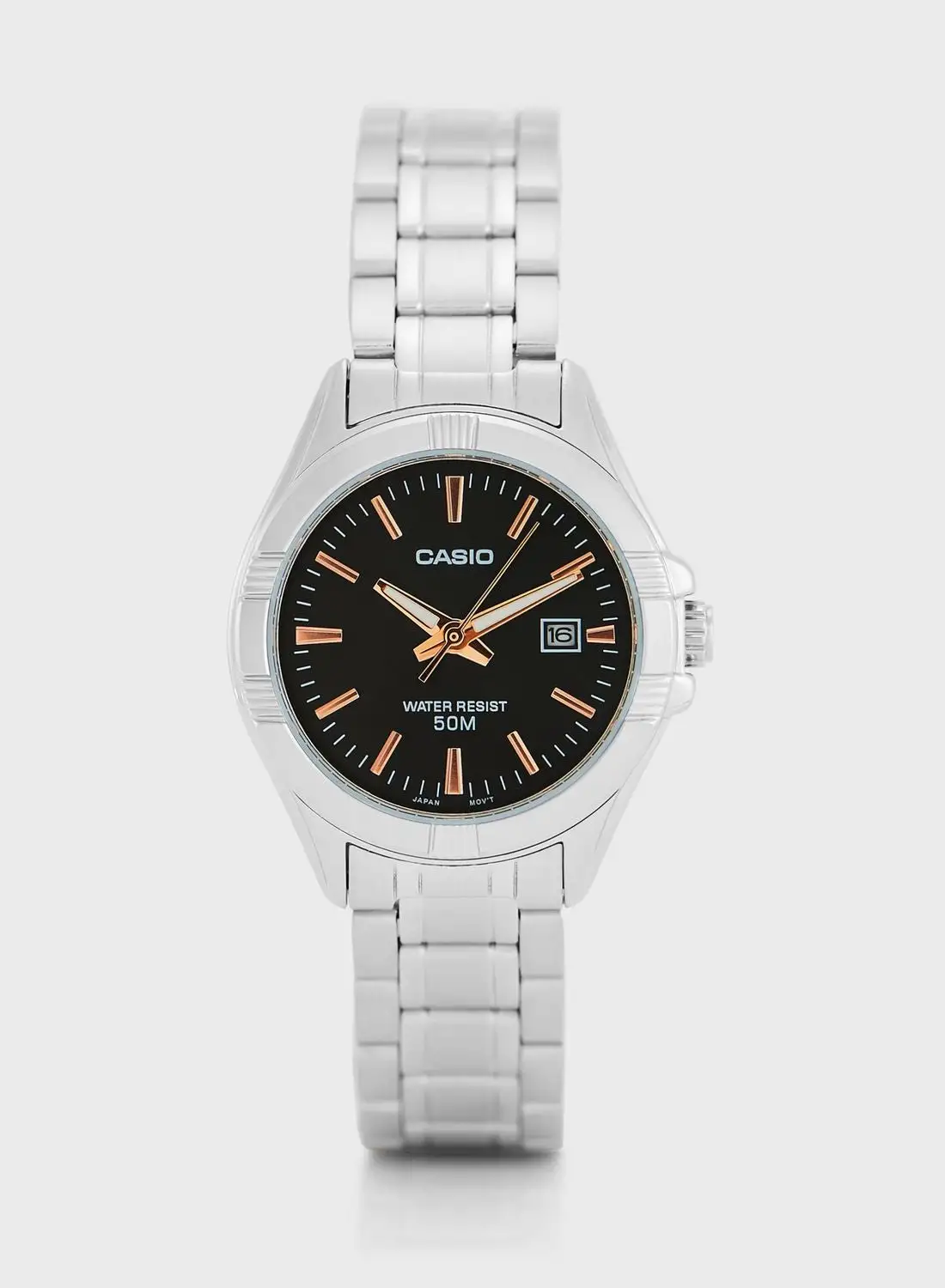 CASIO Steel Strap Analog Watch