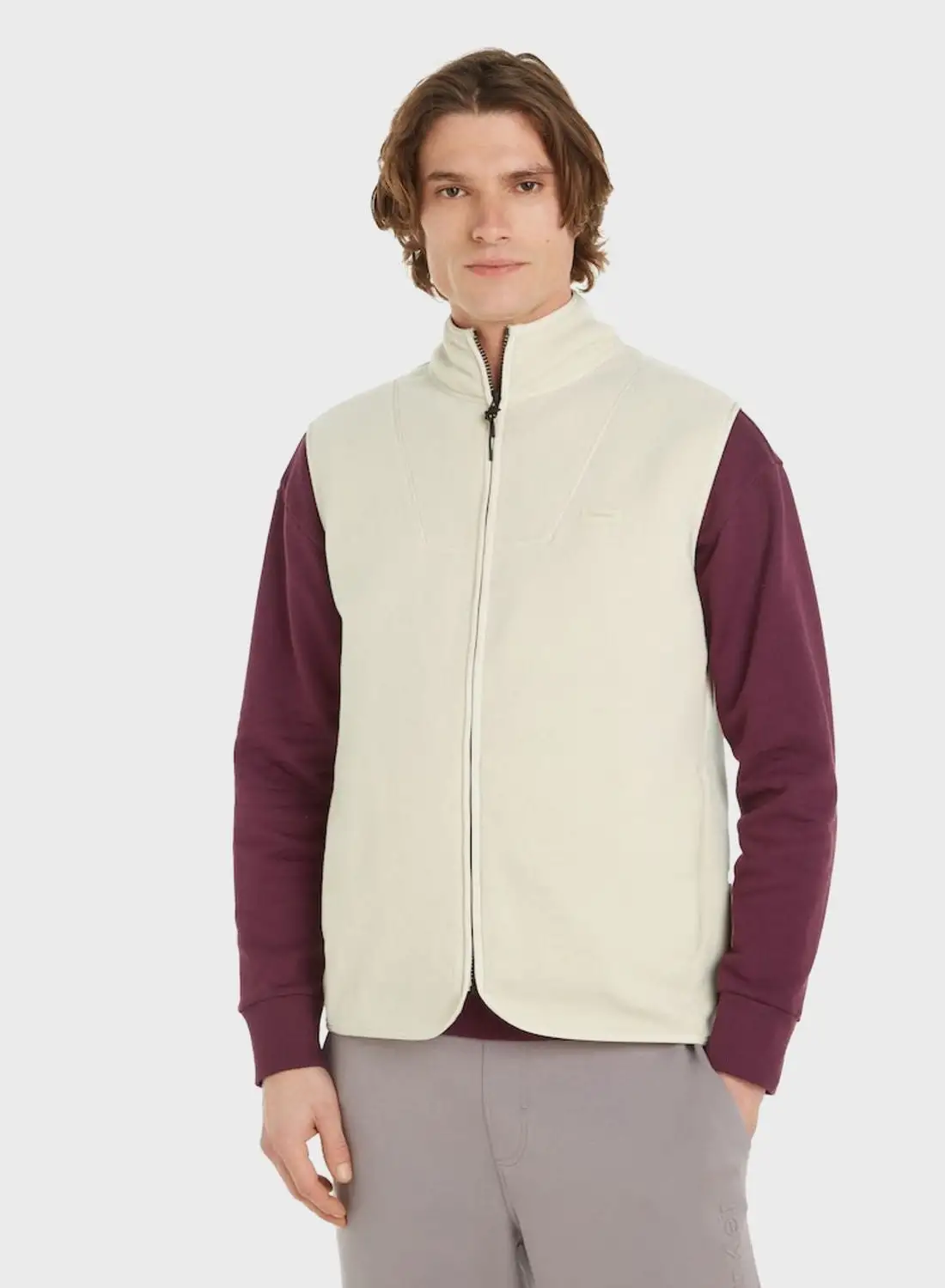 CALVIN KLEIN Zip Through Vest Jacket