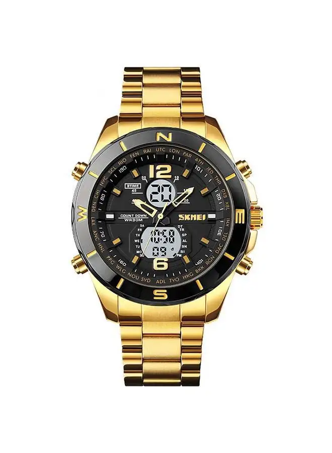 SKMEI Men's 1670 Modern Digital Waterproof Dual Time Watch