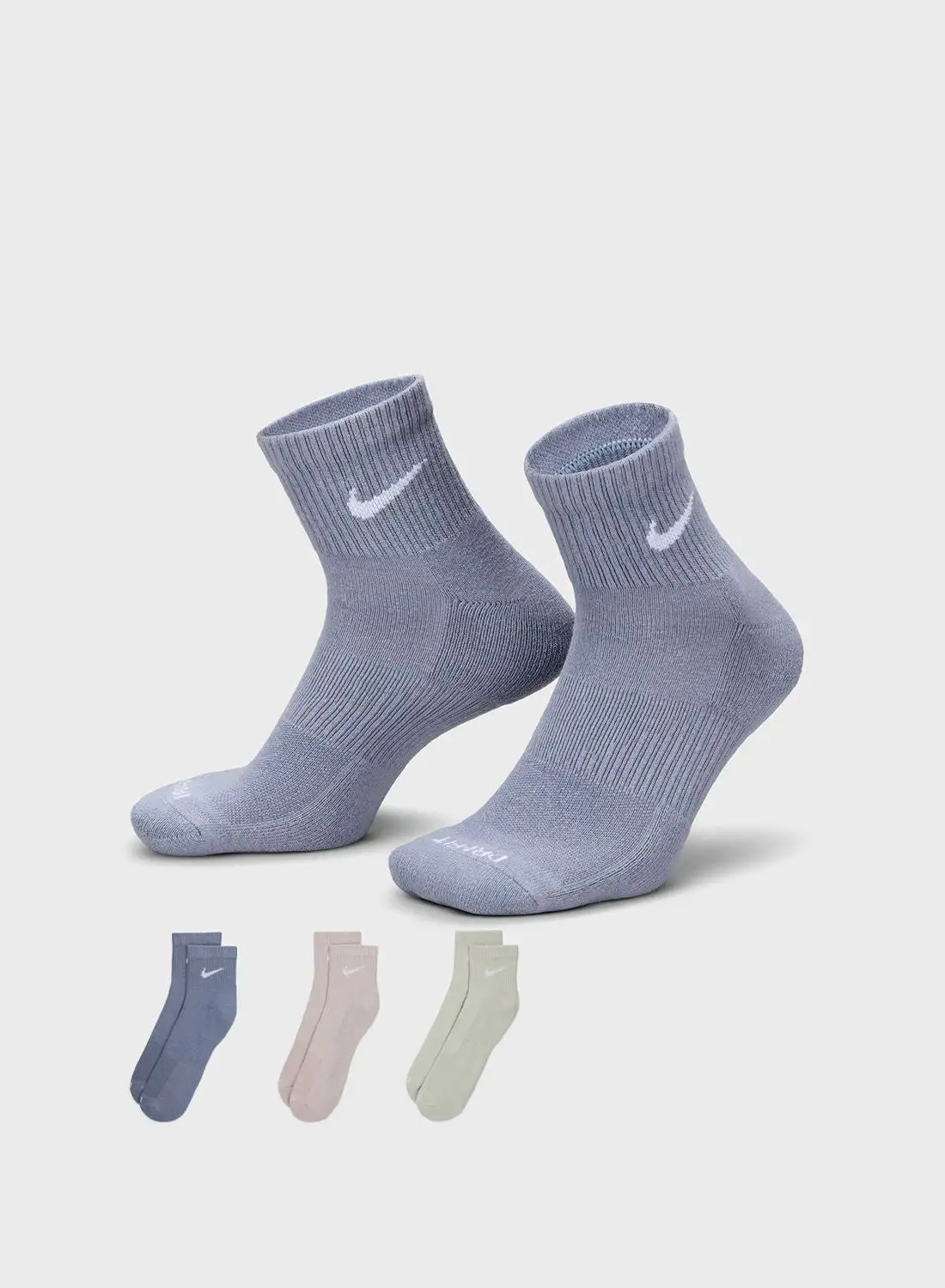 Nike 3 Pack Everyday Plus Cush