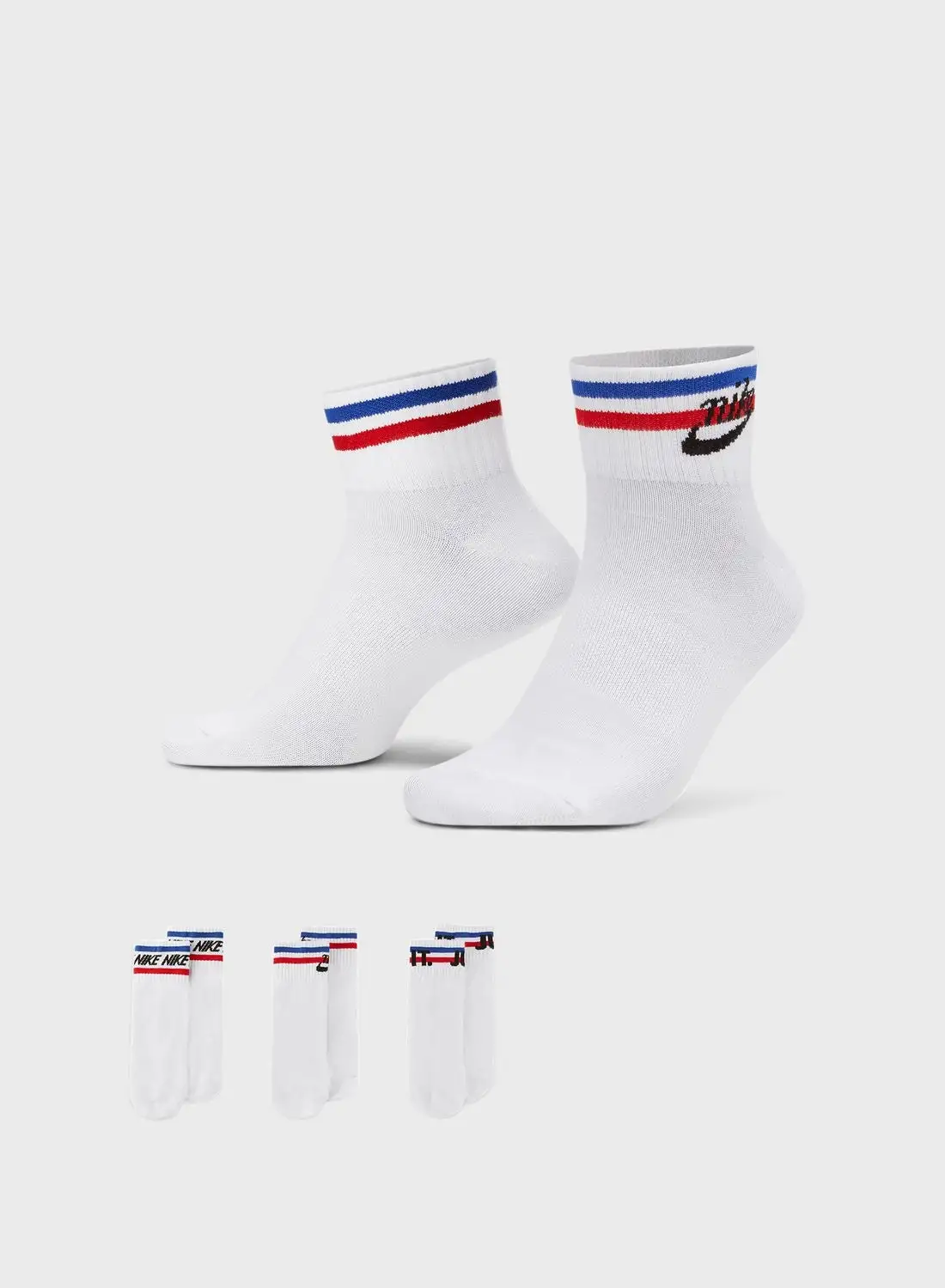 Nike 3 Pack Nsw Everyday Essential Ankle Socks