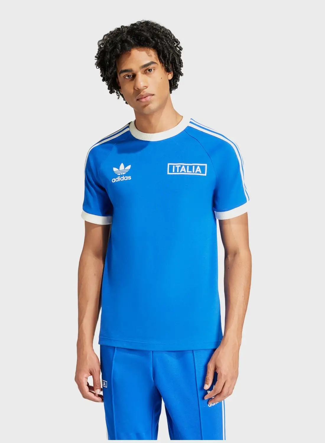 Adidas Italy Adicolor Classic 3 Stripes T-Shirt