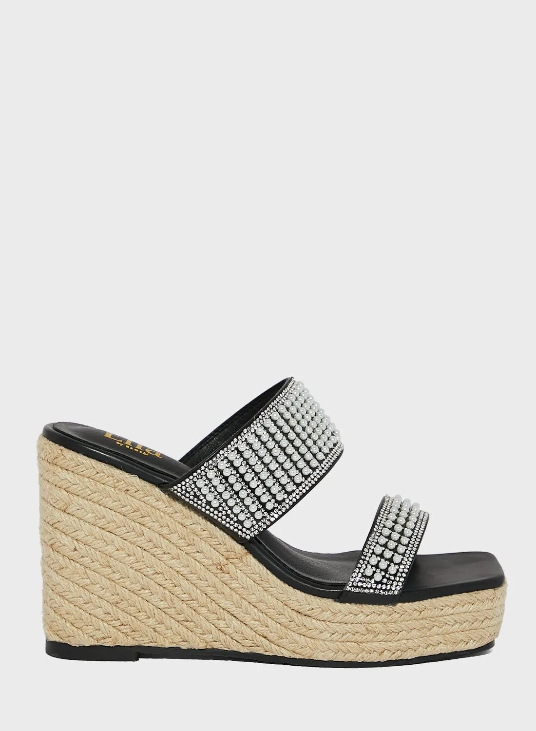 ELLA Jewelled & Embellished  Wedge Sandal