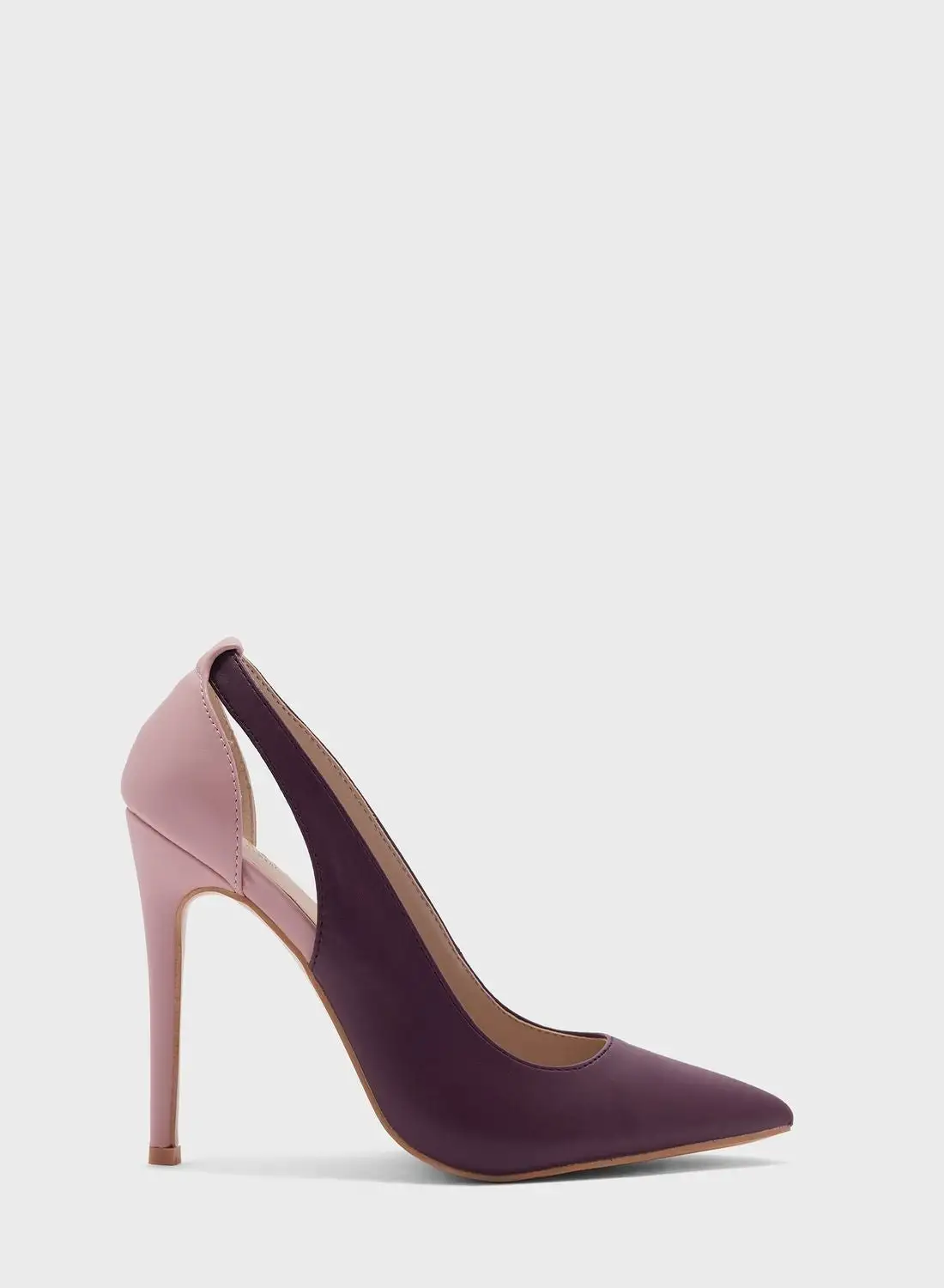 ELLA Colourblock Cutout Detail Pointed Pump