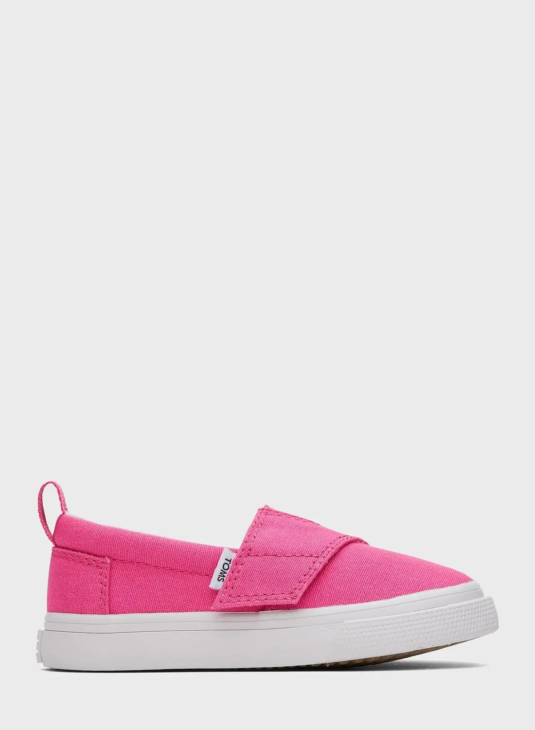 TOMS Kids Velcro Alpargata Slip Ons