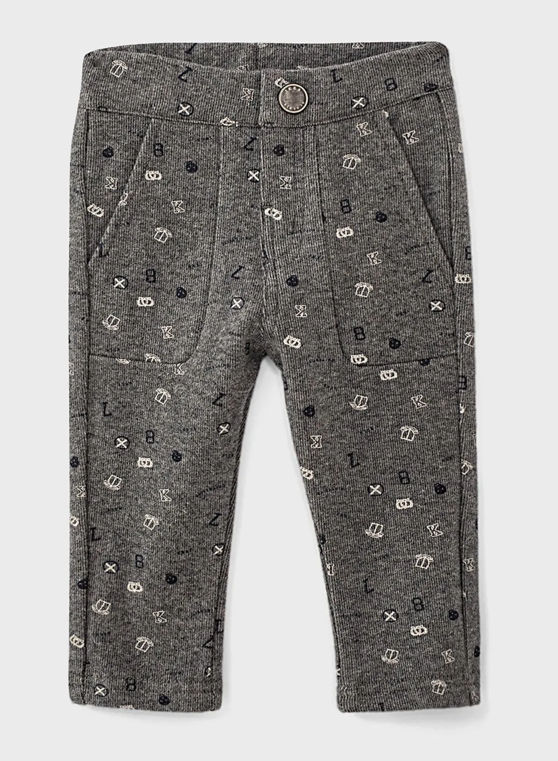 IKKS Dark Grey Fleece Trousers