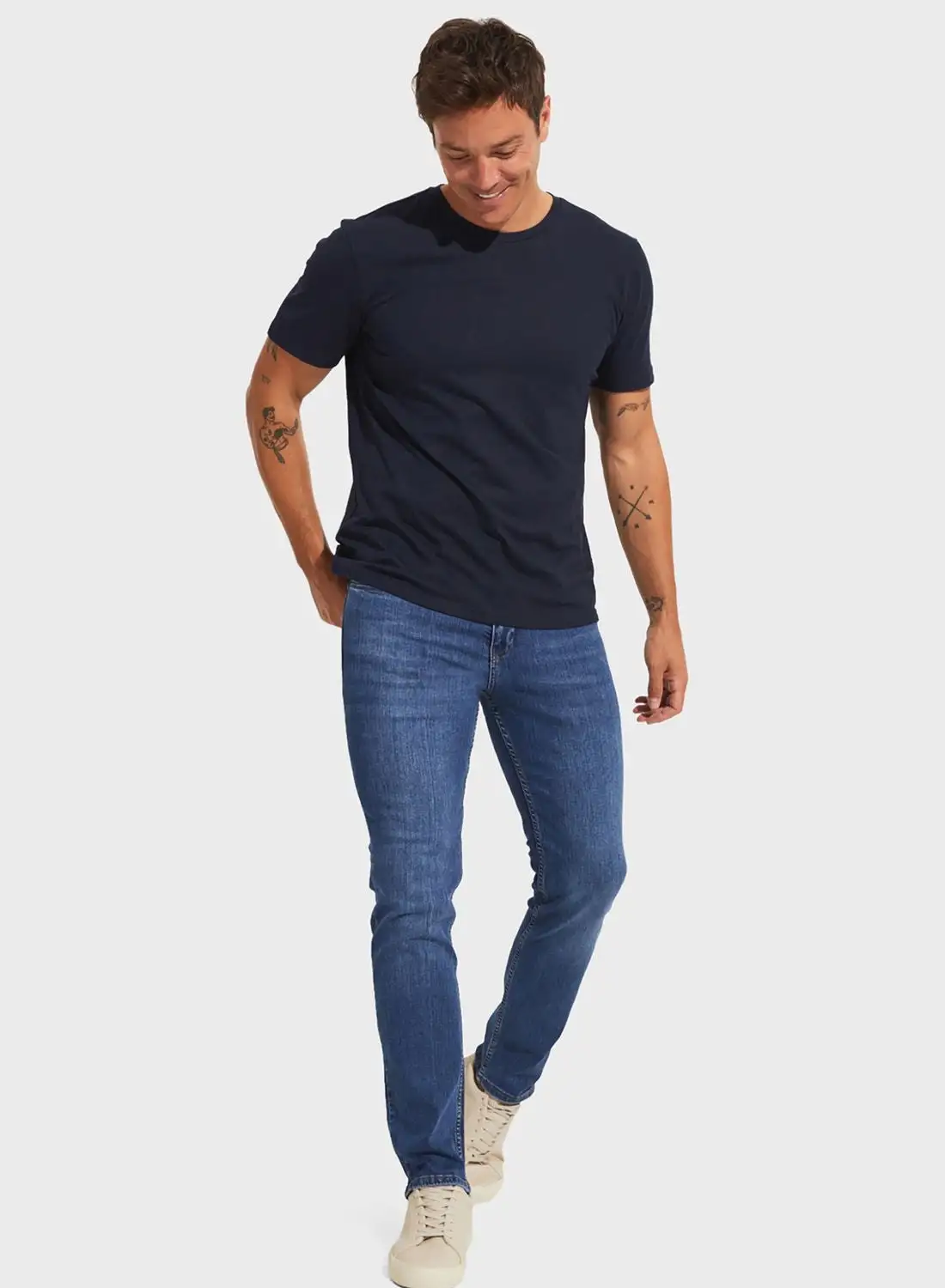 JUNE Rinse Wash Slim Fit Jeans