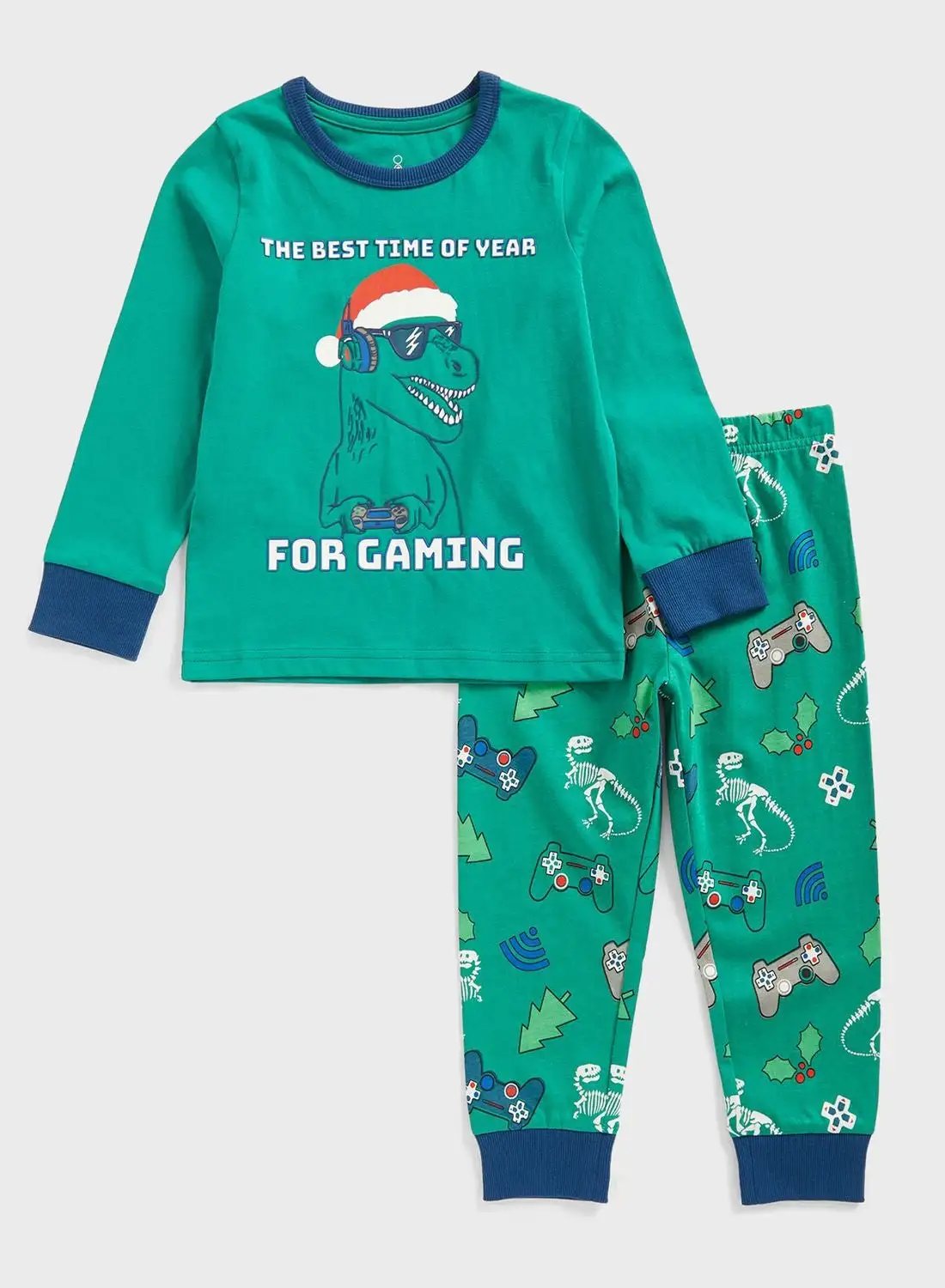 DeFacto Kids Aop Sweatshirt & Sweatpants Set