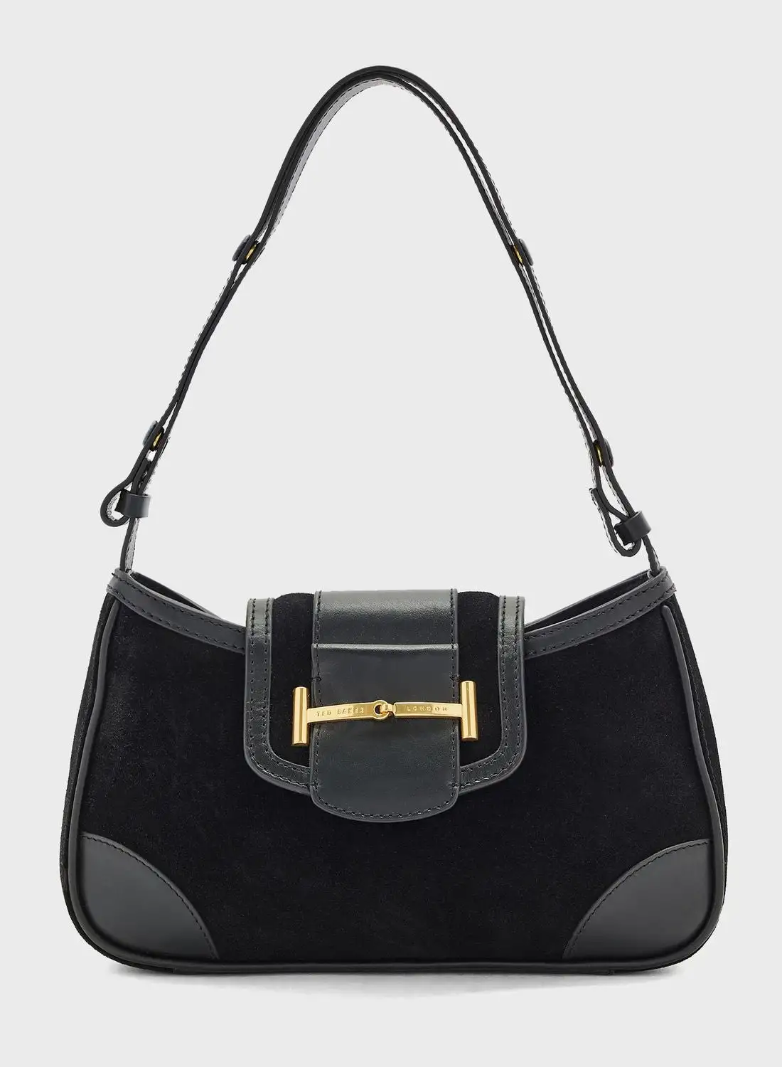 Ted Baker Edalani Suede Equestrian Shoulder Bag