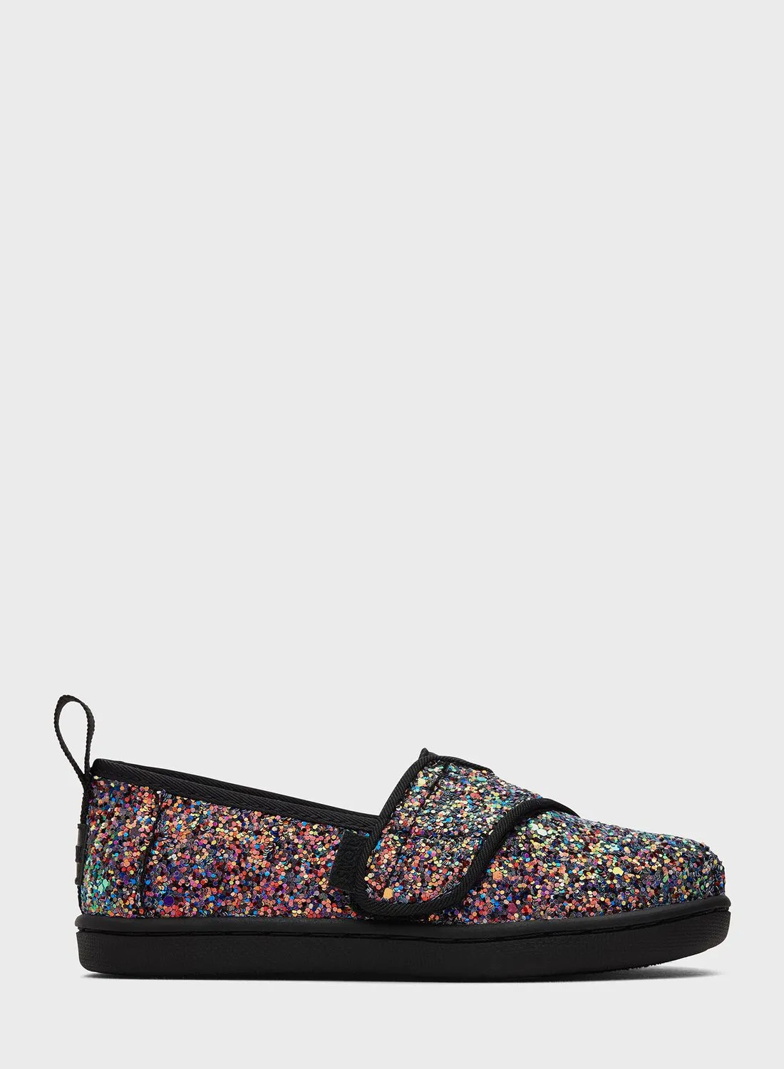 TOMS Kids Chunky Glitter Alp Velcro Espadrille