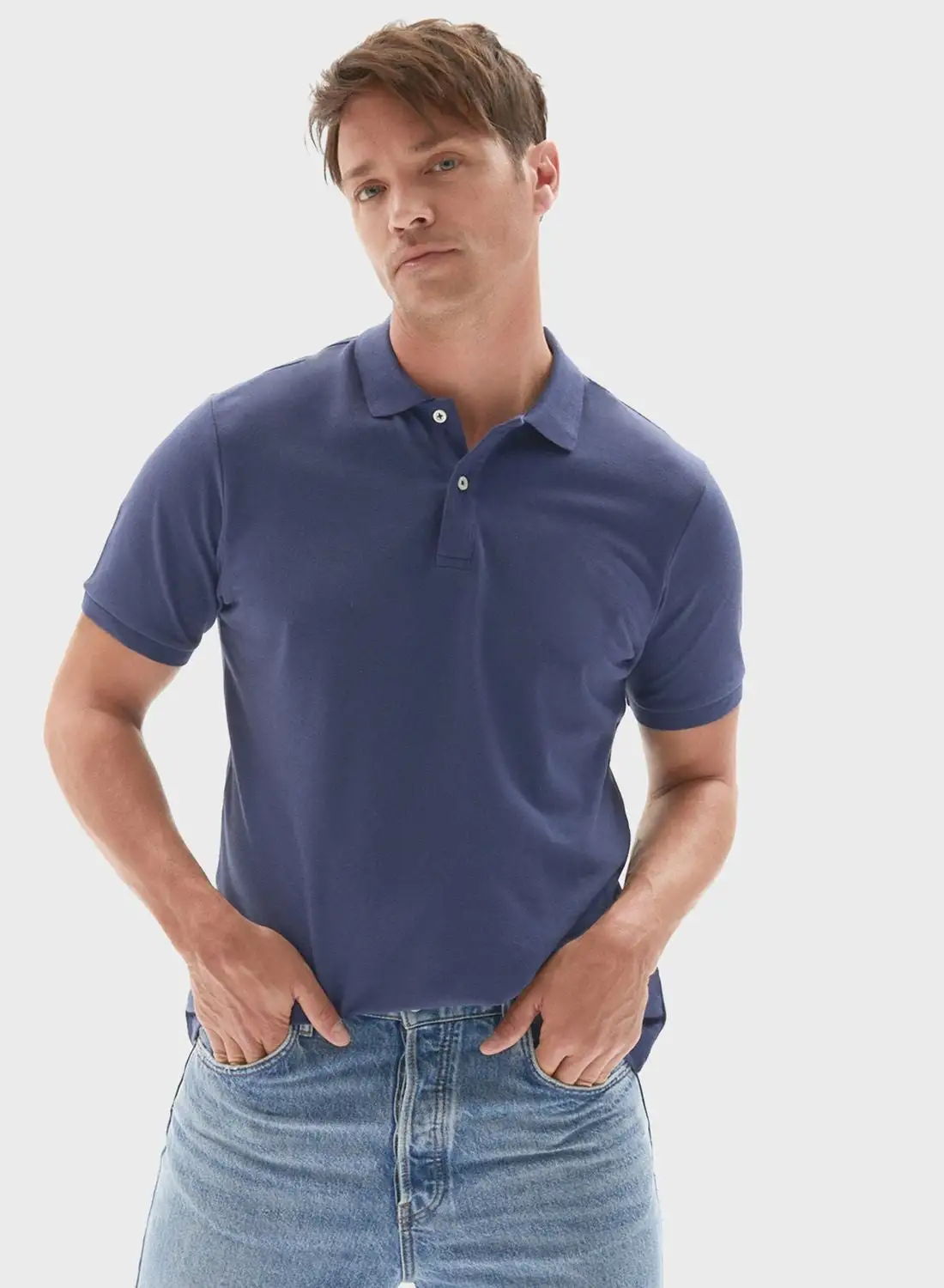 JUNE Essential Regular Fit Polo T-Shirt