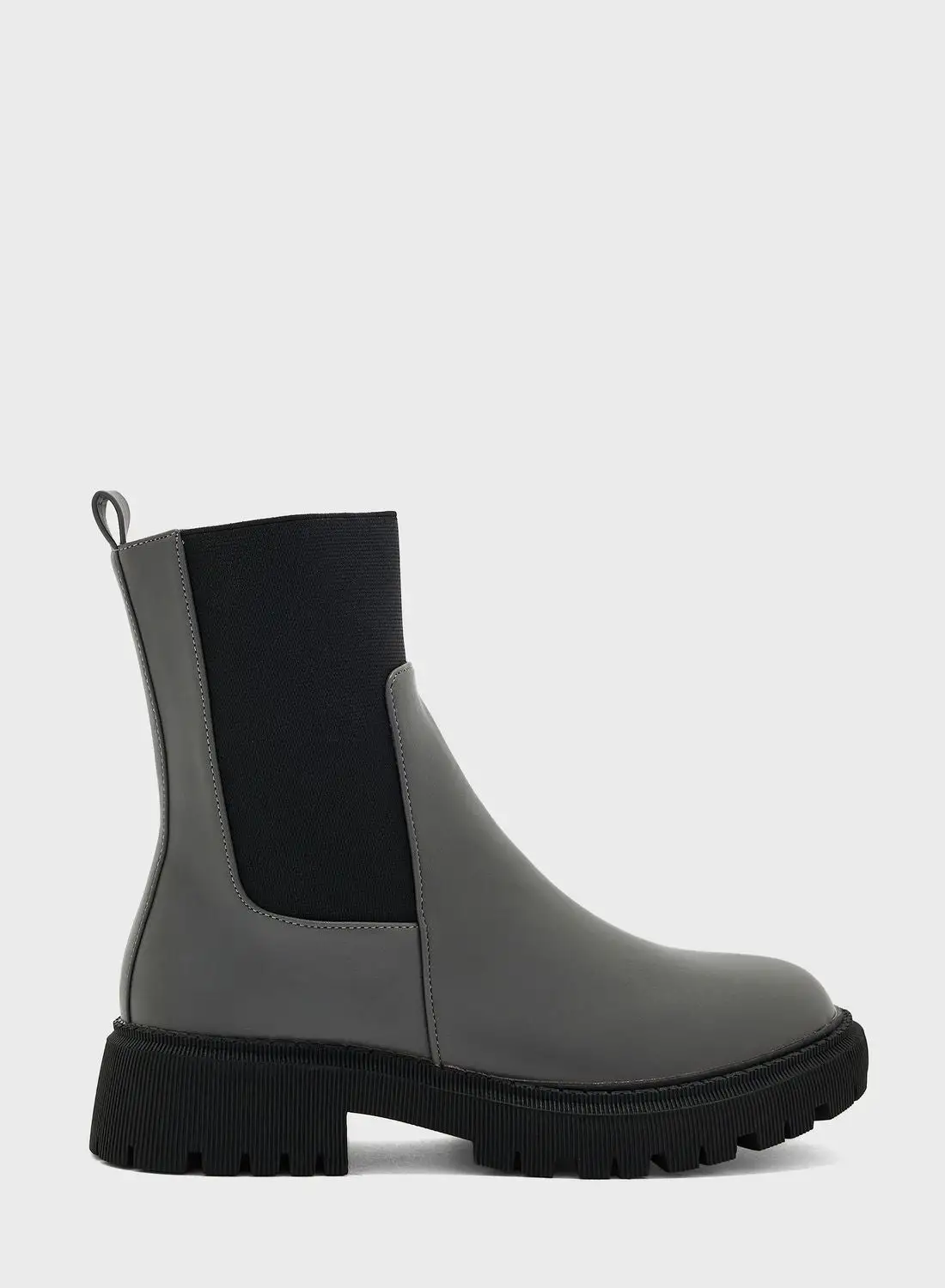 Ginger Chunky-Sole Chelsea Boots