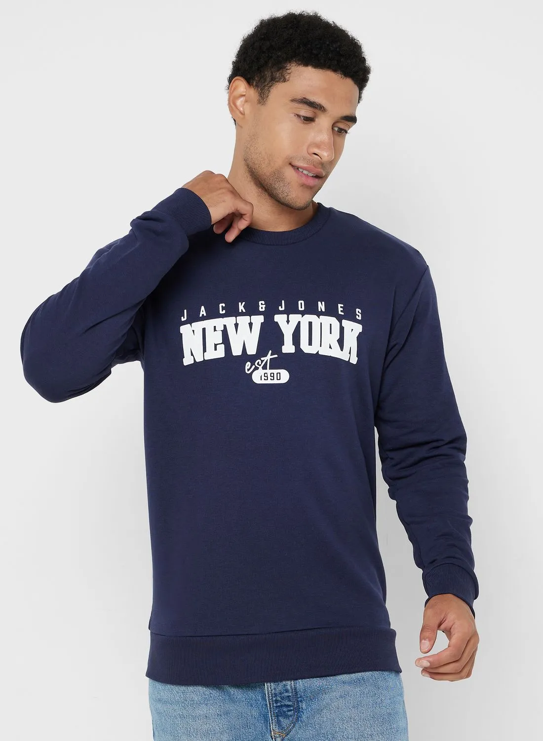 JACK & JONES Essential Long Sleeve Sweatshirt