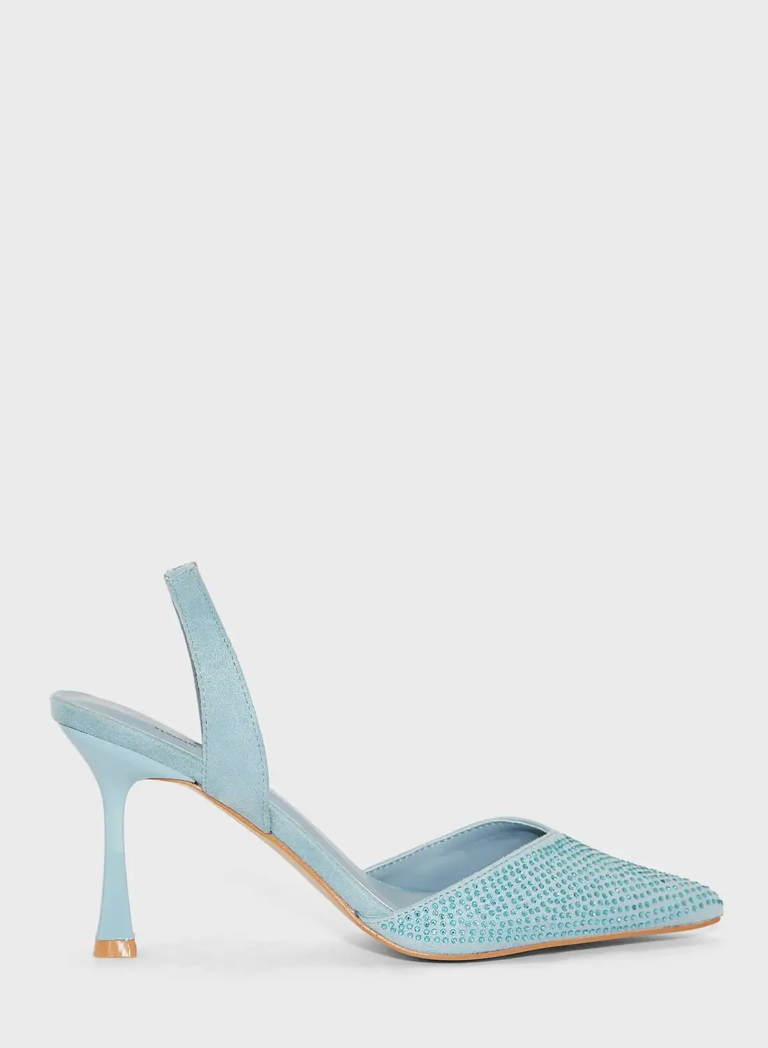 Ginger Diamante Slingback Pointed Pump