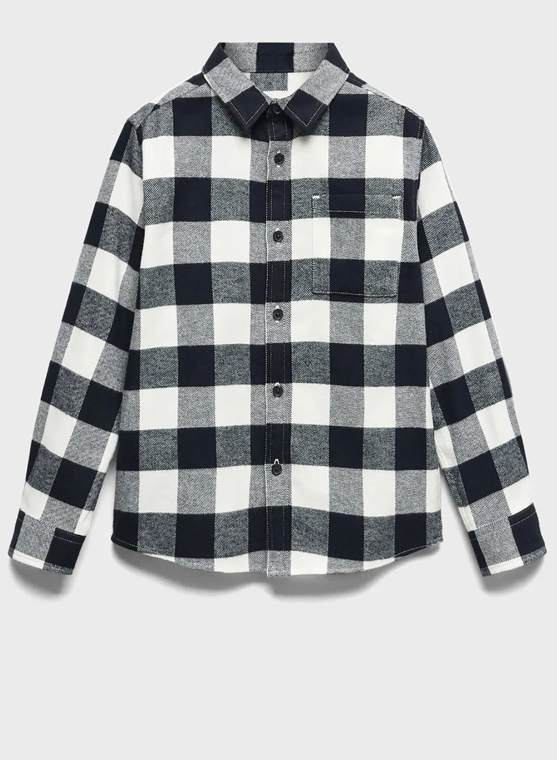 MANGO Kids Checks Regulalr Fit Shirt