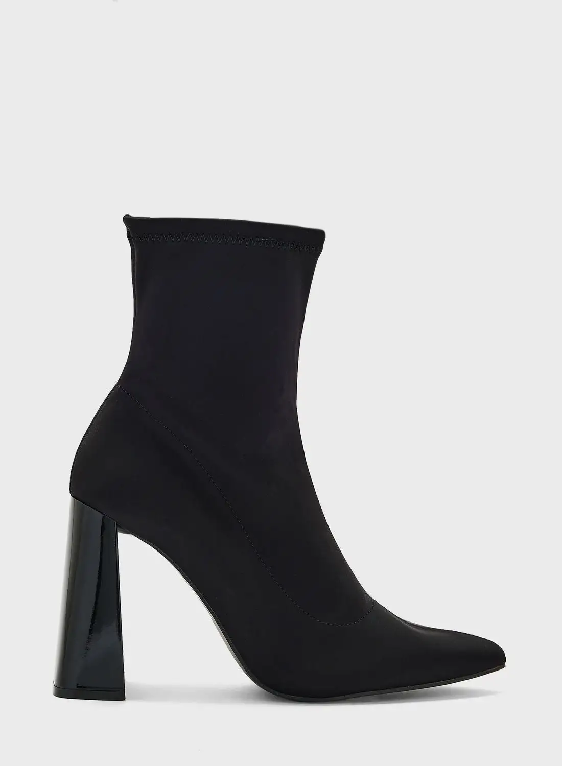 Ginger Fitted High-Heel Ankle Boots