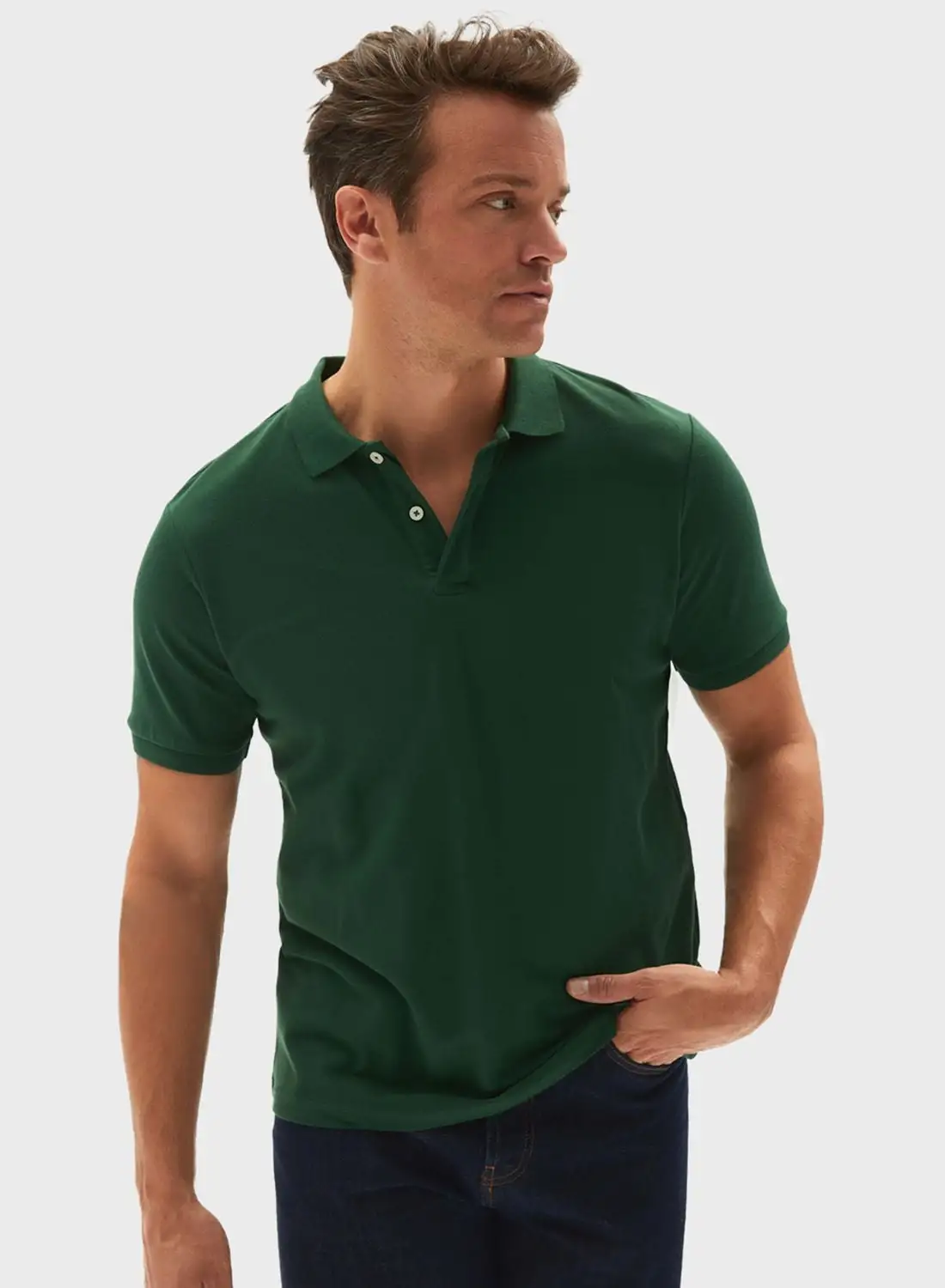 JUNE Essential Regular Fit Polo T-Shirt