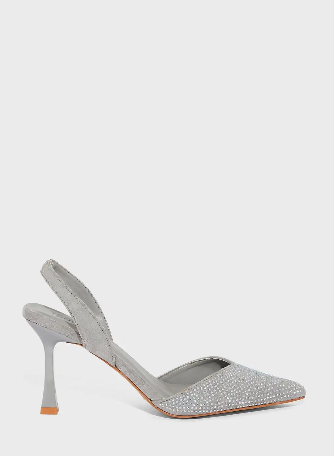 Ginger Diamante Slingback Pointed Pump