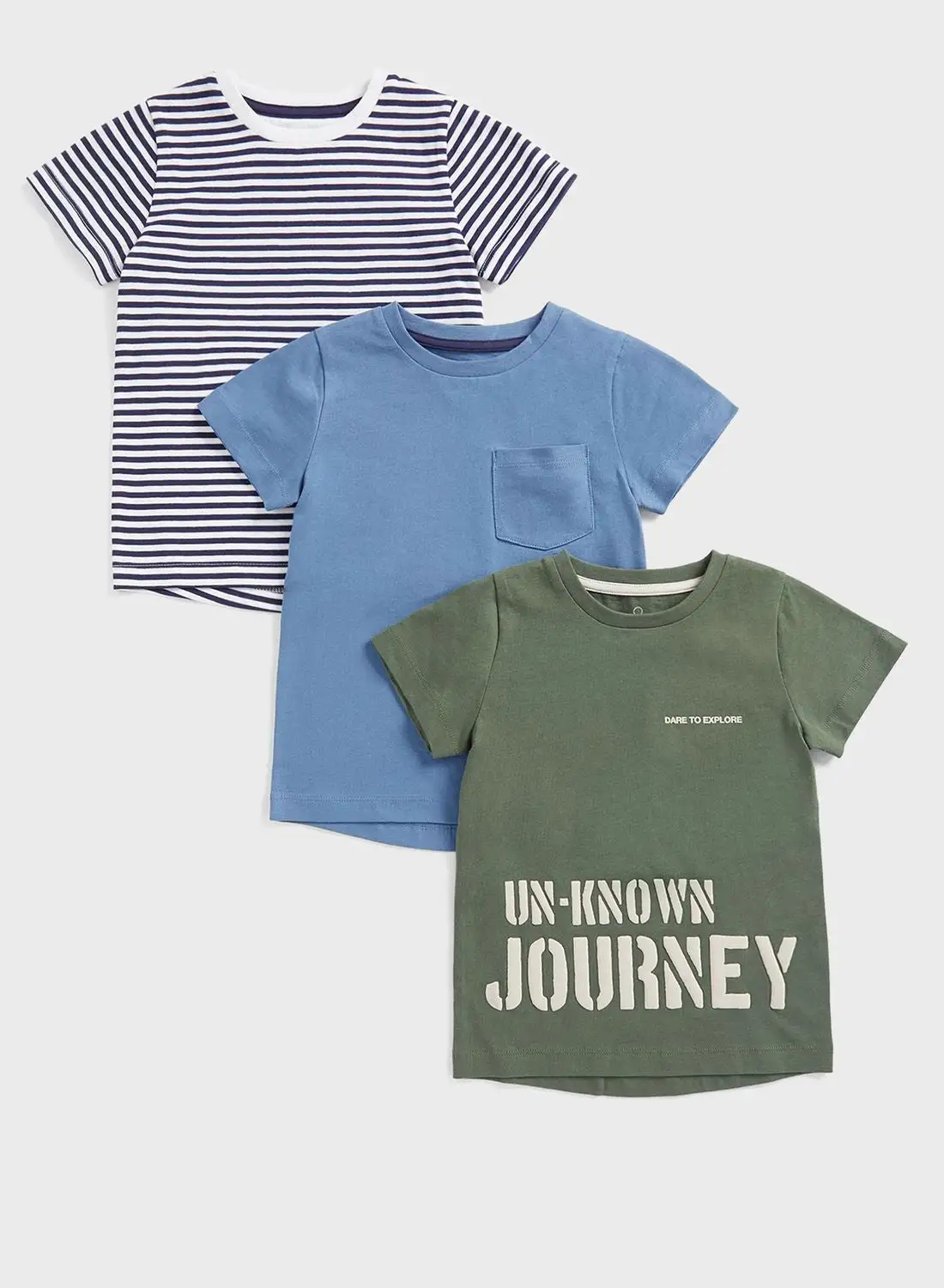 mothercare Kids 3 Pack Assorted T-Shirt