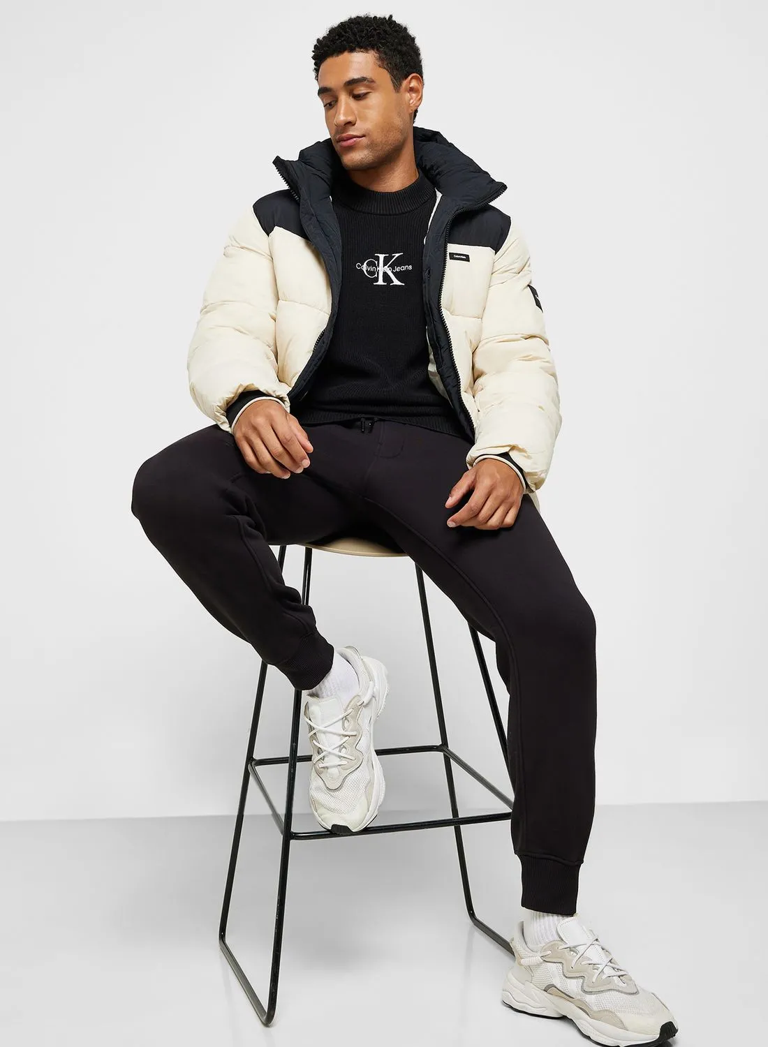 CALVIN KLEIN Puffer Color Block Jacket