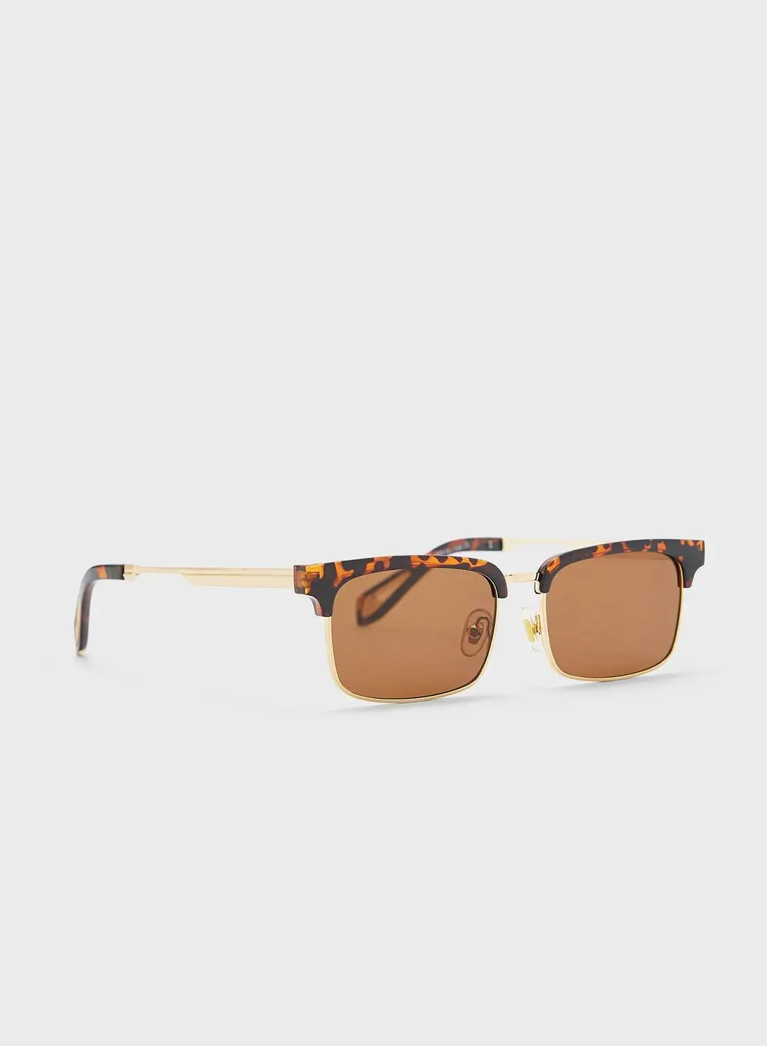 Ginger Clubmaster Sunglasses