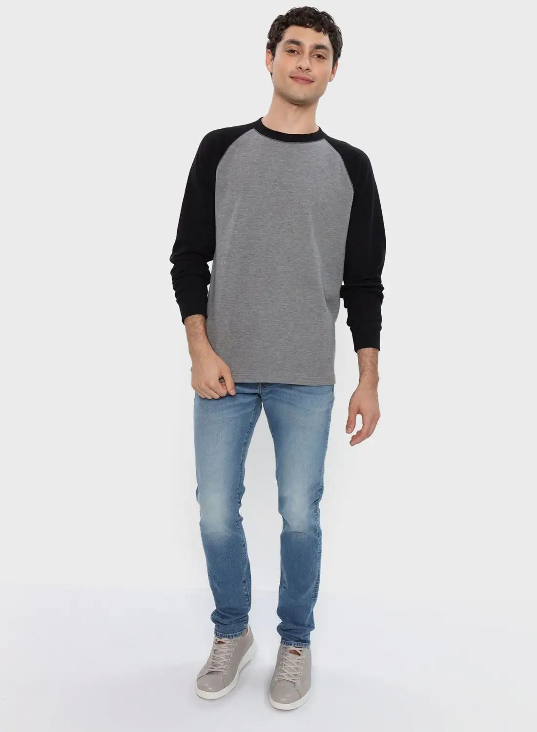 American Eagle Crew Neck Thermal T-Shirt