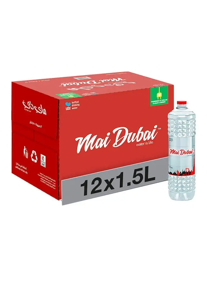 Mai Dubai Bottled Drinking Water 1.5Liters Pack of 12