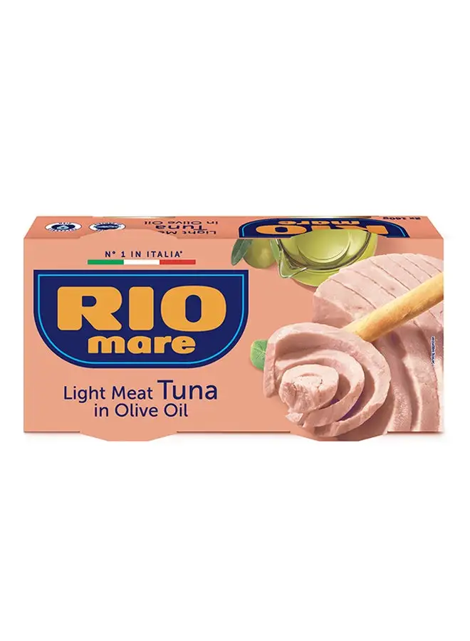 Rio Mare Light Meat Tuna In Olive Oil 160grams Pack of 2