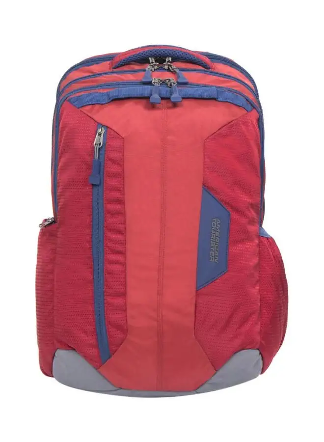 حقيبة ظهر للكمبيوتر المحمول AMERICAN TOURISTER Scout 18 بوصة حمراء