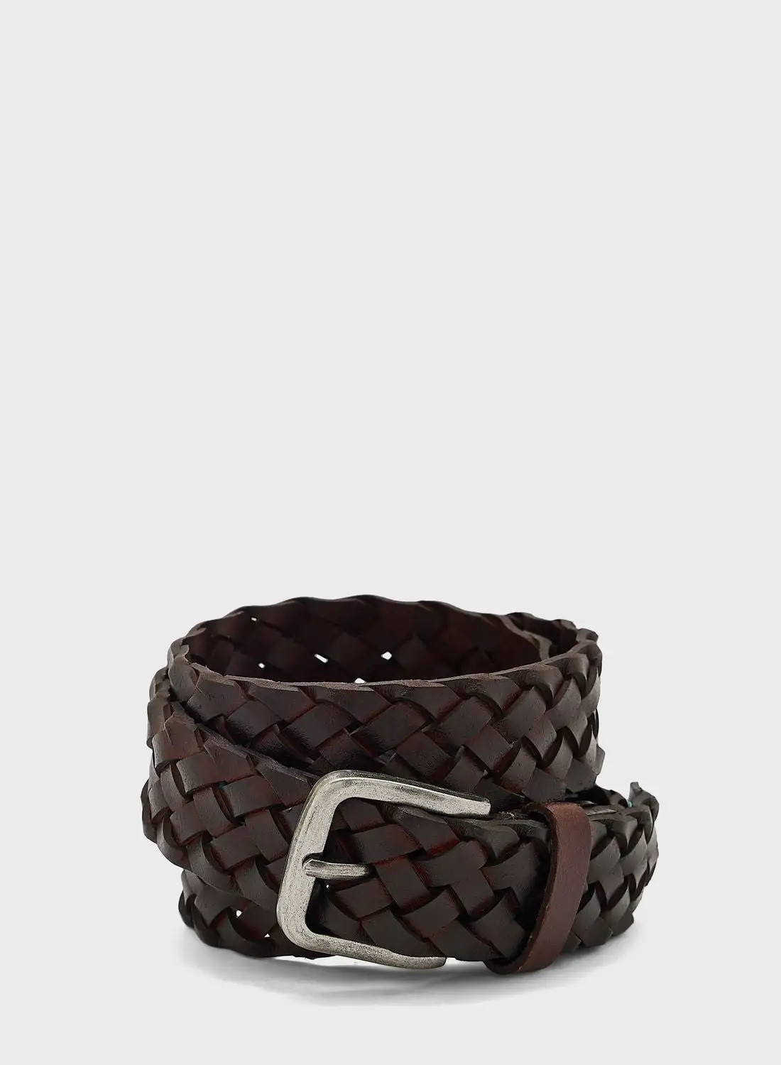 Mango Man Braided Allocated Hole Belt