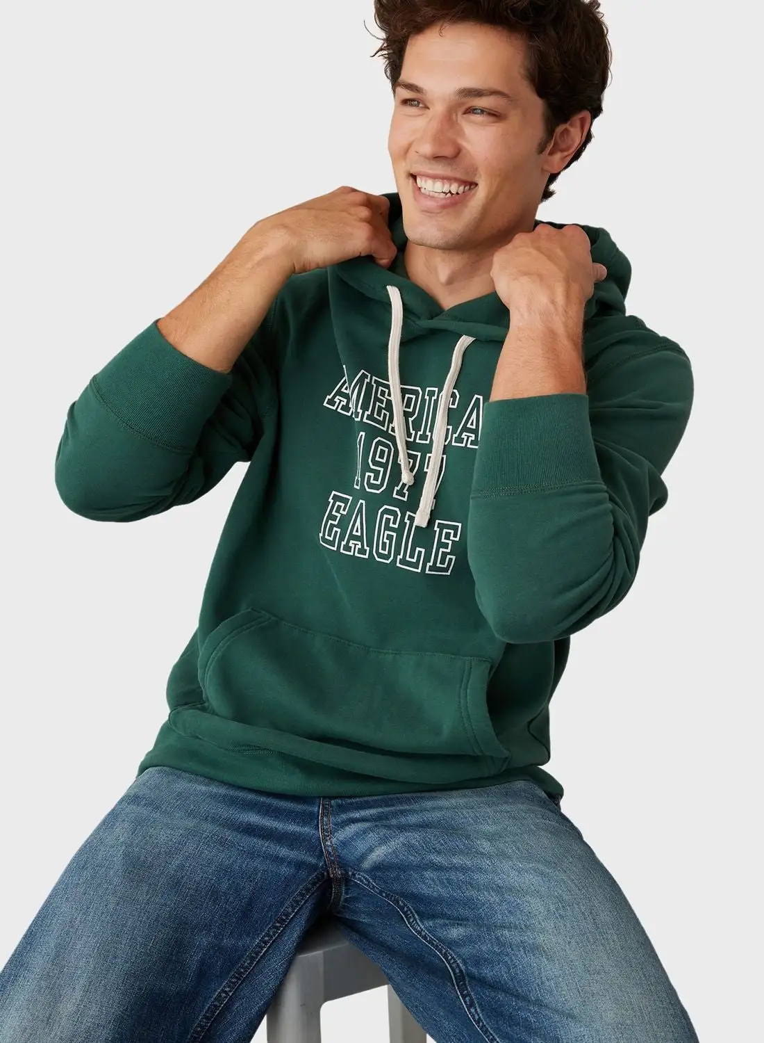 American Eagle Graphic Hoodie